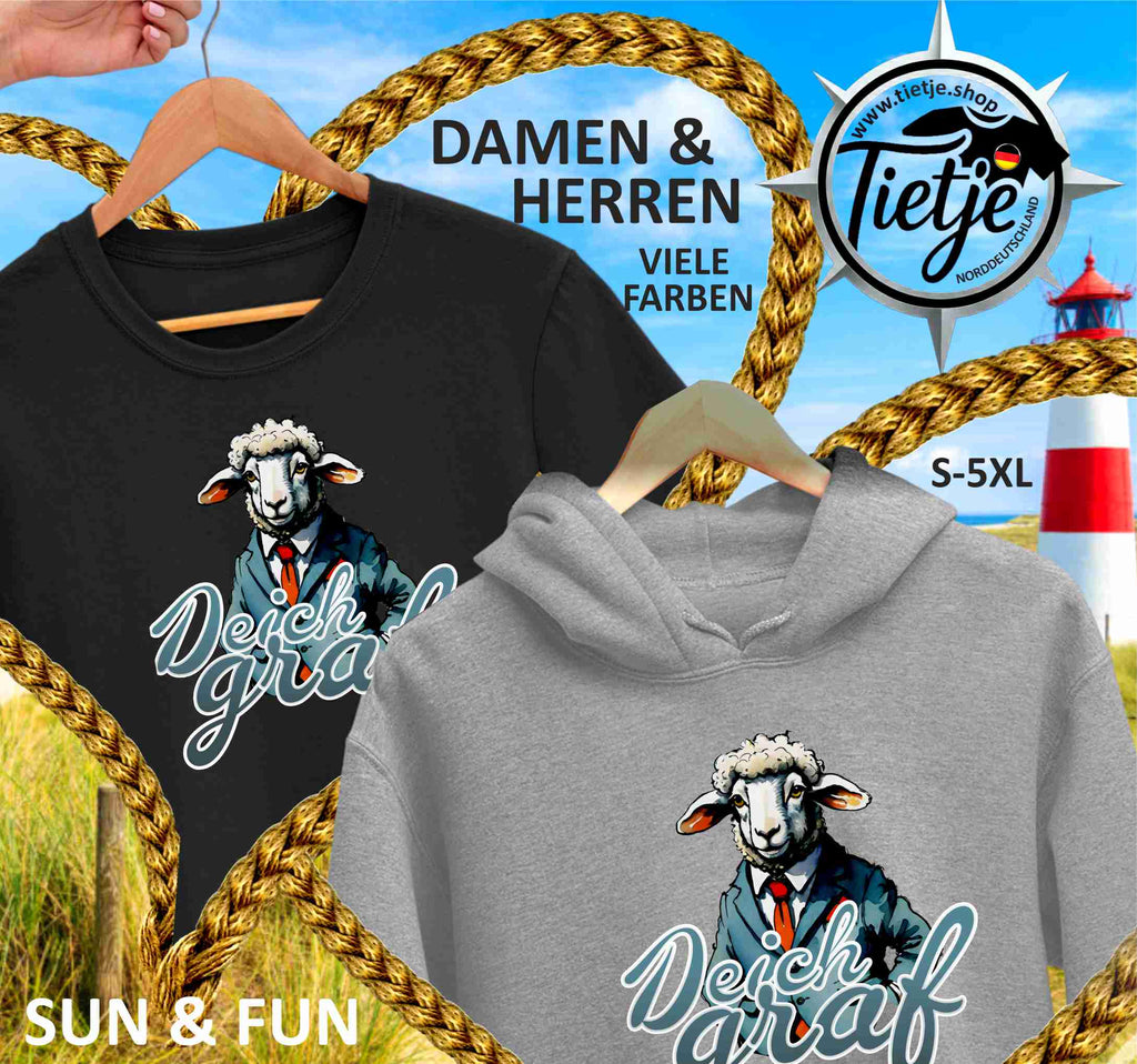FUN & SUN - DEICHGRAF  - Unisex Kapuzenpullover Hoodie