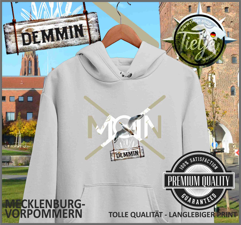 MECKLENBURG-VORPOMMERN - Städte - Moin DEMMIN  - Unisex Kapuzenpullover Hoodie