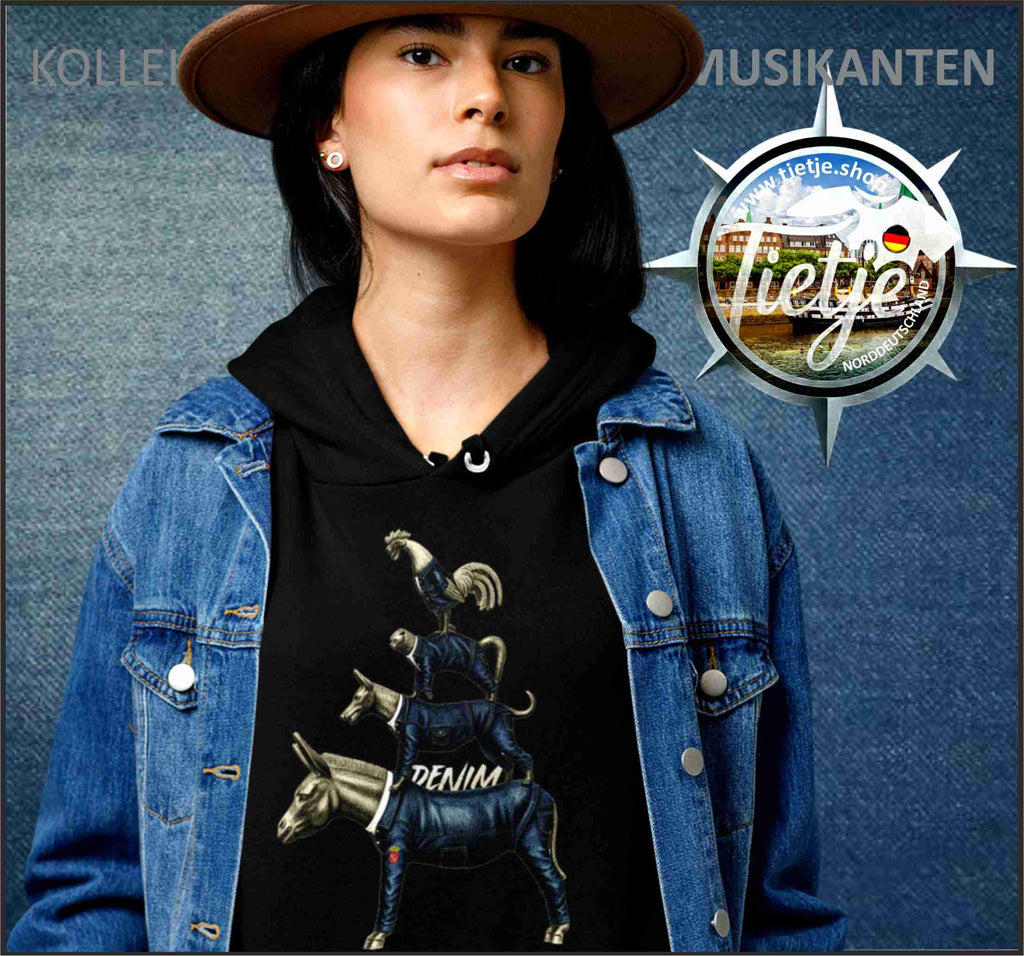 BREMEN - Stadtmusikanten - DENIM  - Unisex Kapuzenpullover Hoodie
