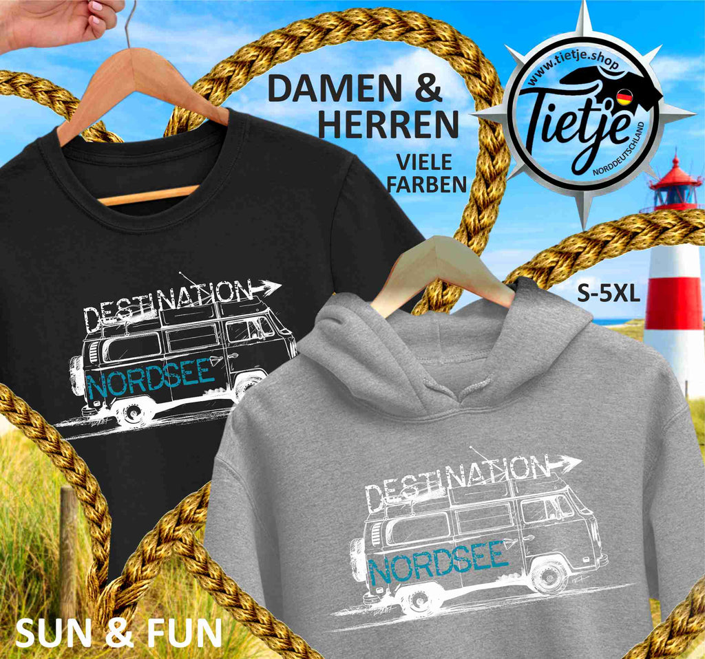 FUN & SUN - DESTINATION NORDSEE  - Damen Premiumshirt
