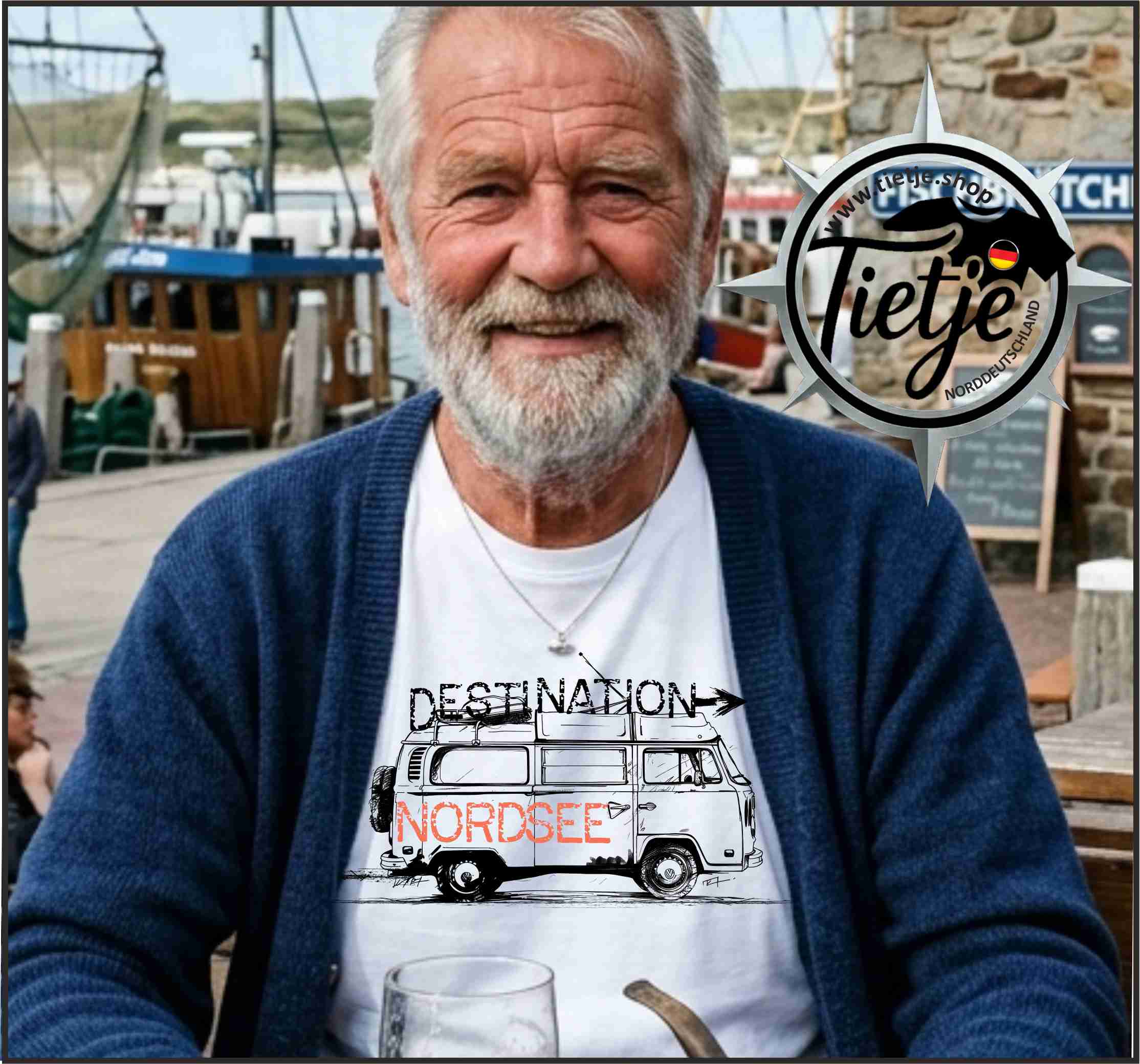 FUN & SUN - DESTINATION NORDSEE   - Herren Shirt