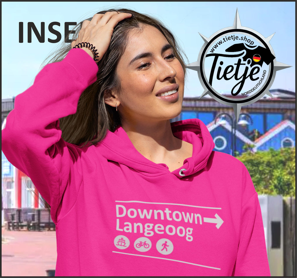 INSELN - LANGEOOG - Downtown LANGEOOG - Unisex Kapuzenpullover Hoodie