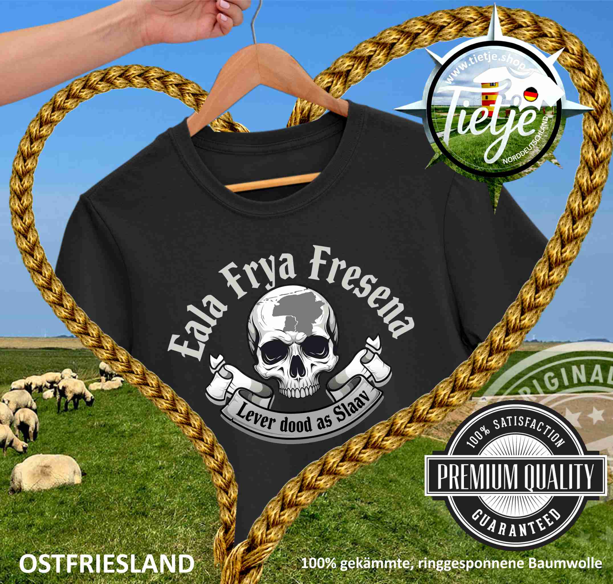 OSTFRIESLAND - Eala Frya Fresena  - Herren Shirt