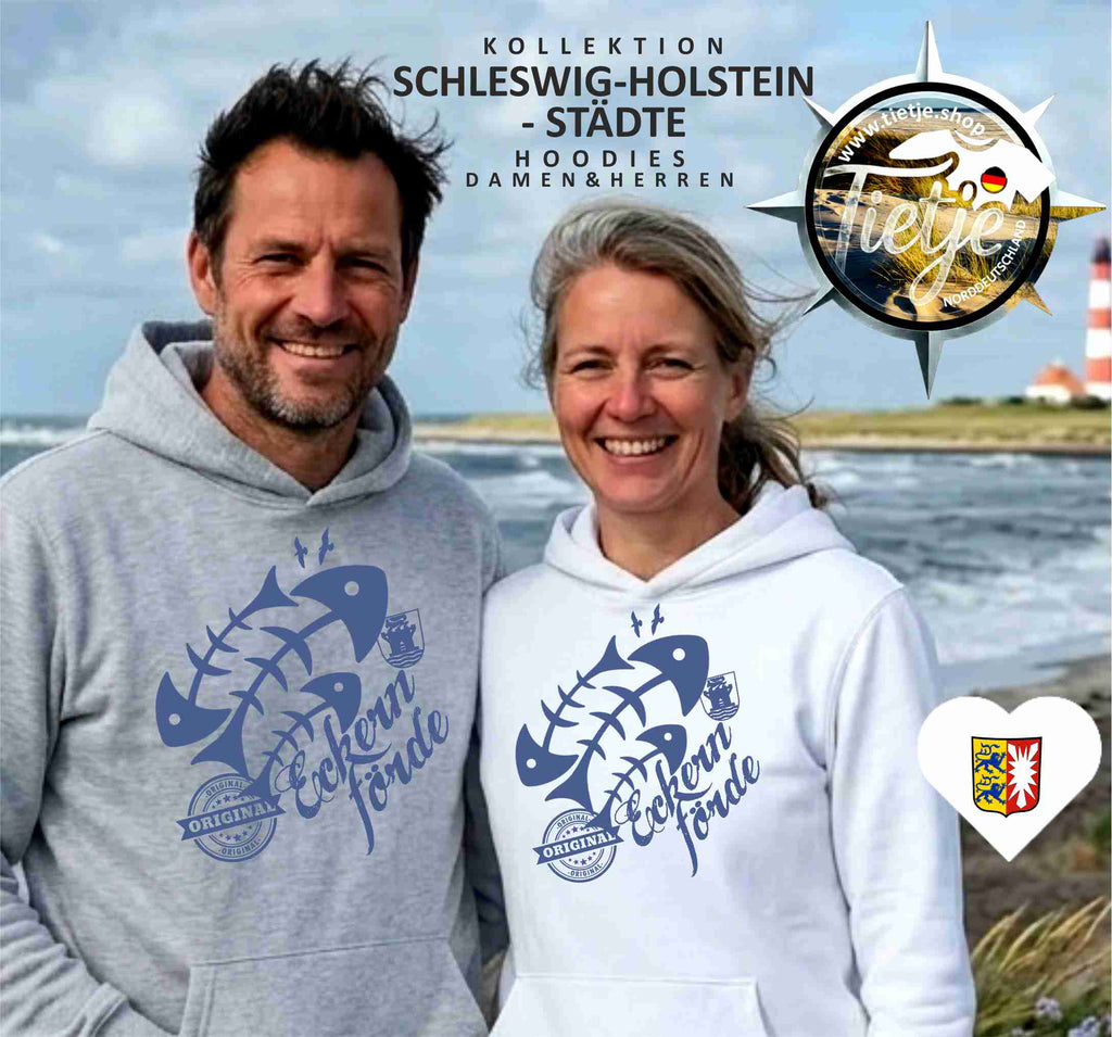 SCHLESWIG-HOLSTEIN - Städte - Eckernförde  - Unisex Kapuzenpullover Hoodie