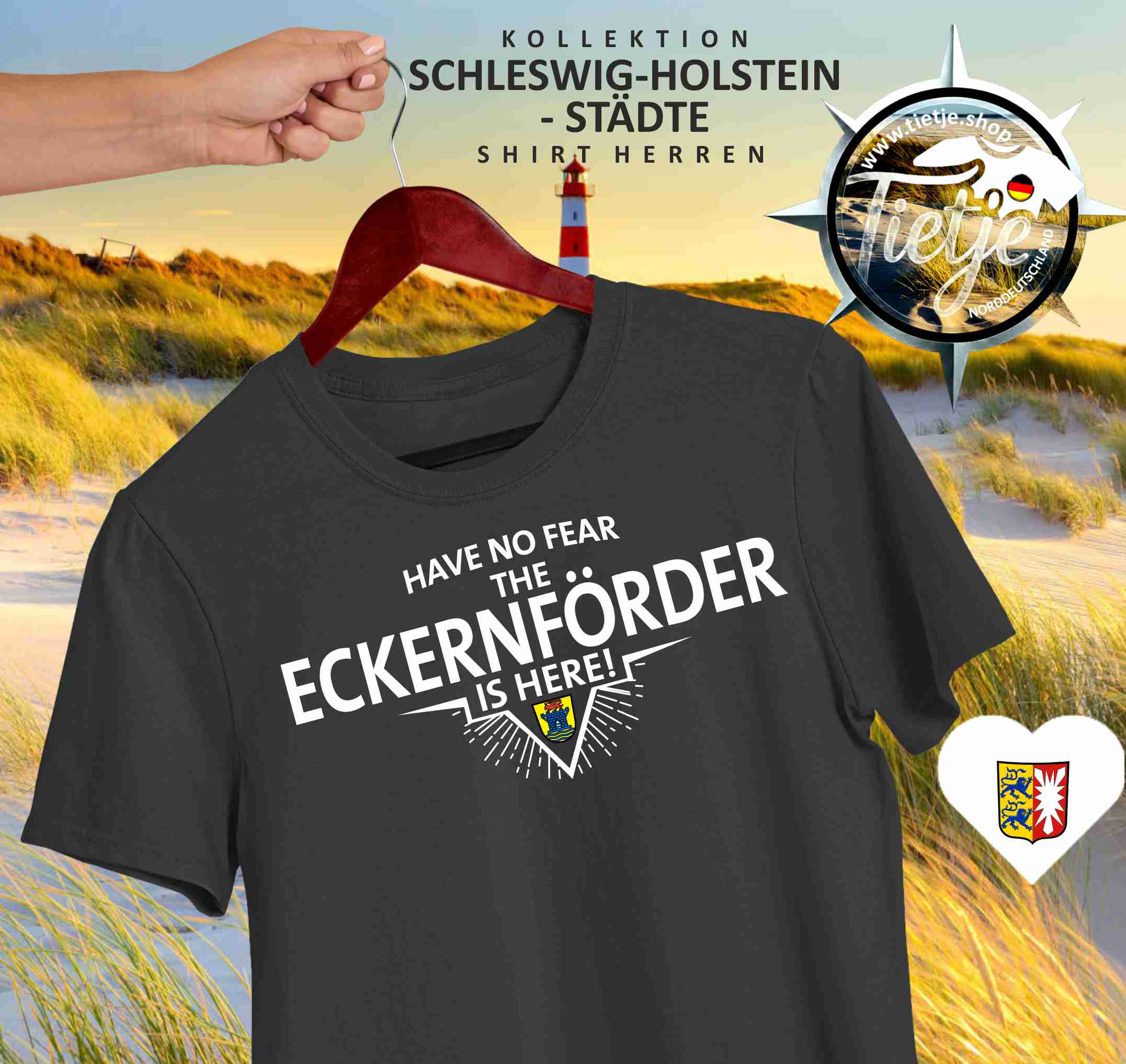 SCHLESWIG-HOLSTEIN - Städte - ECKERNFÖRDER  - Herren Shirt
