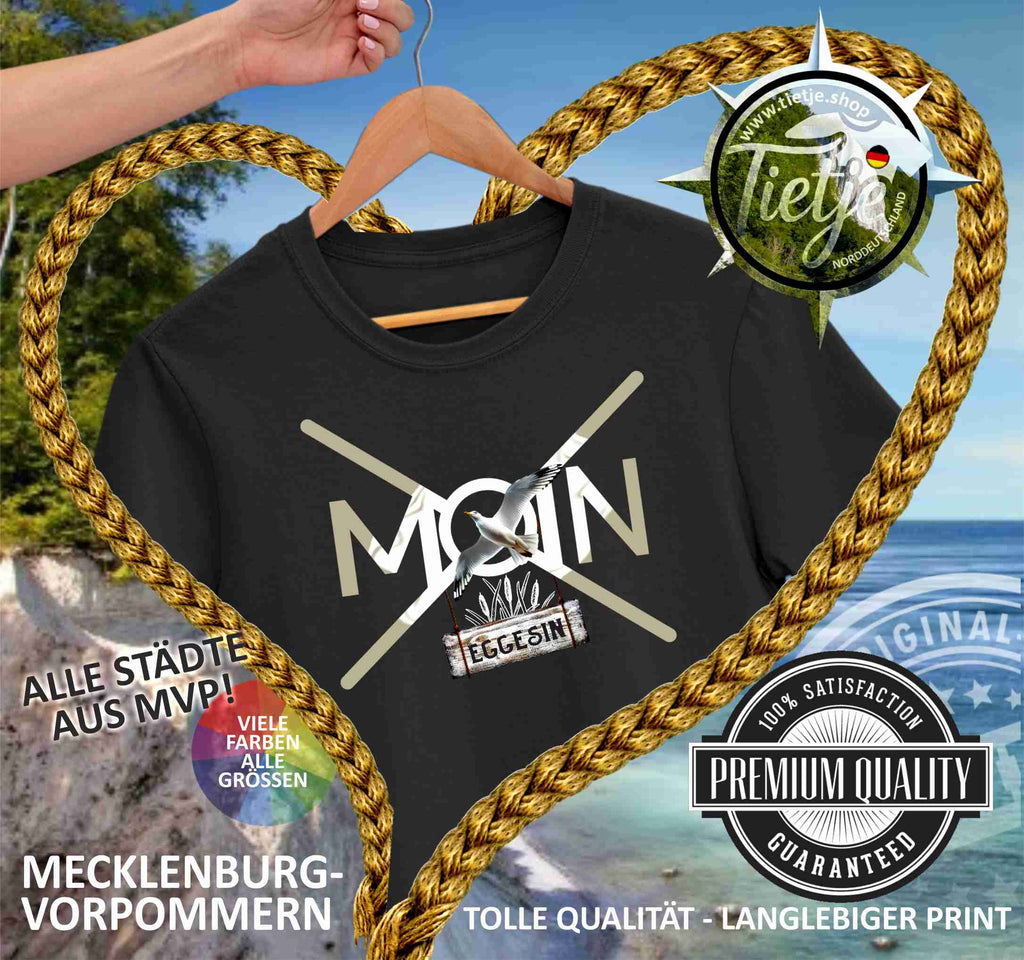MECKLENBURG-VORPOMMERN - Städte - Moin EGGESIN  - Herren Shirt