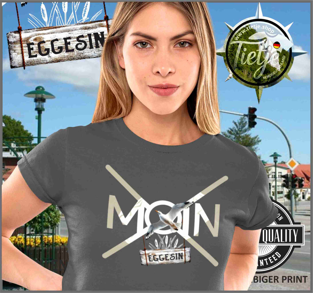 MECKLENBURG-VORPOMMERN - Städte - Moin EGGESIN  - Damen Premiumshirt