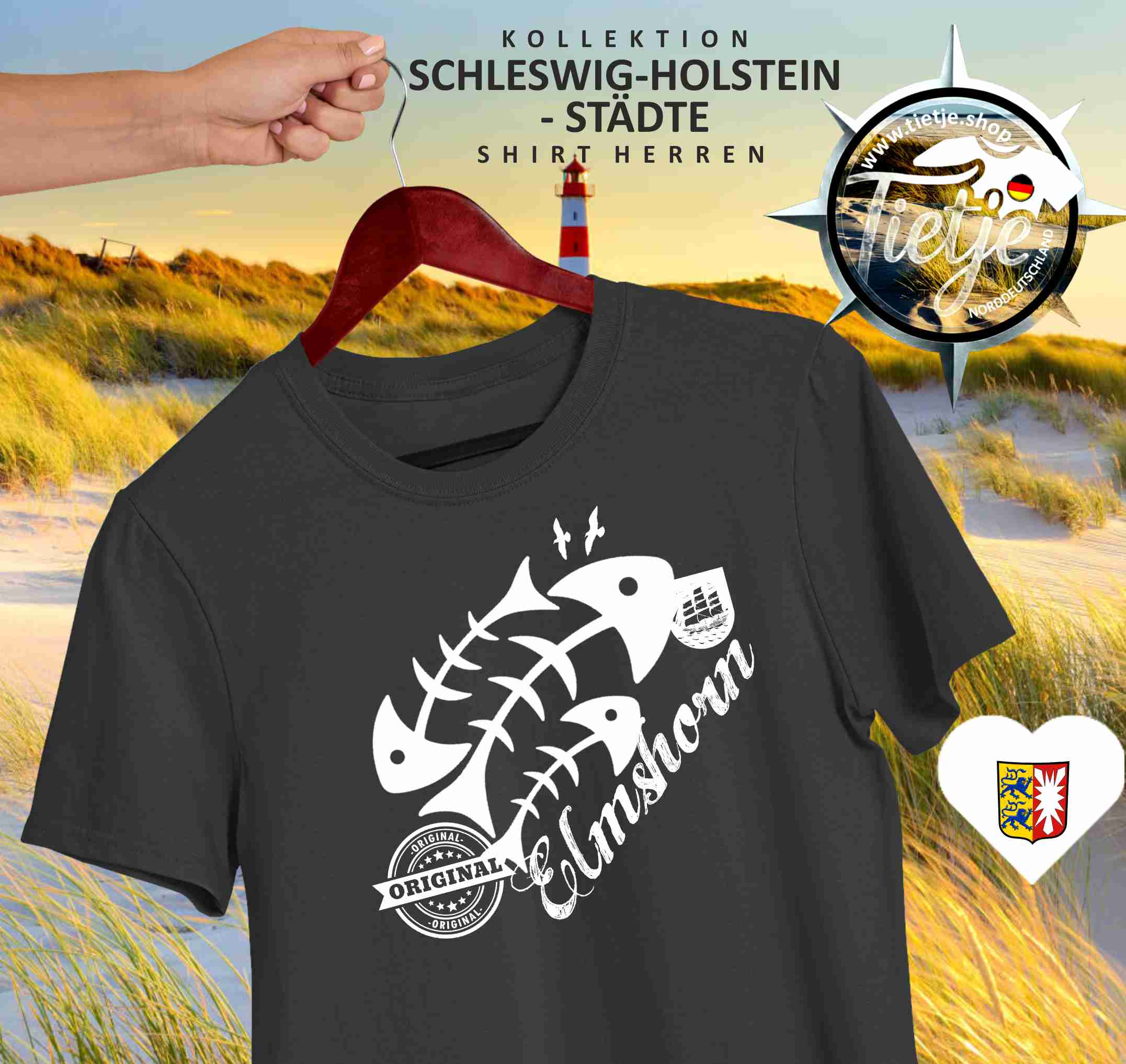 SCHLESWIG-HOLSTEIN - Städte - Elmshorn  - Herren Shirt