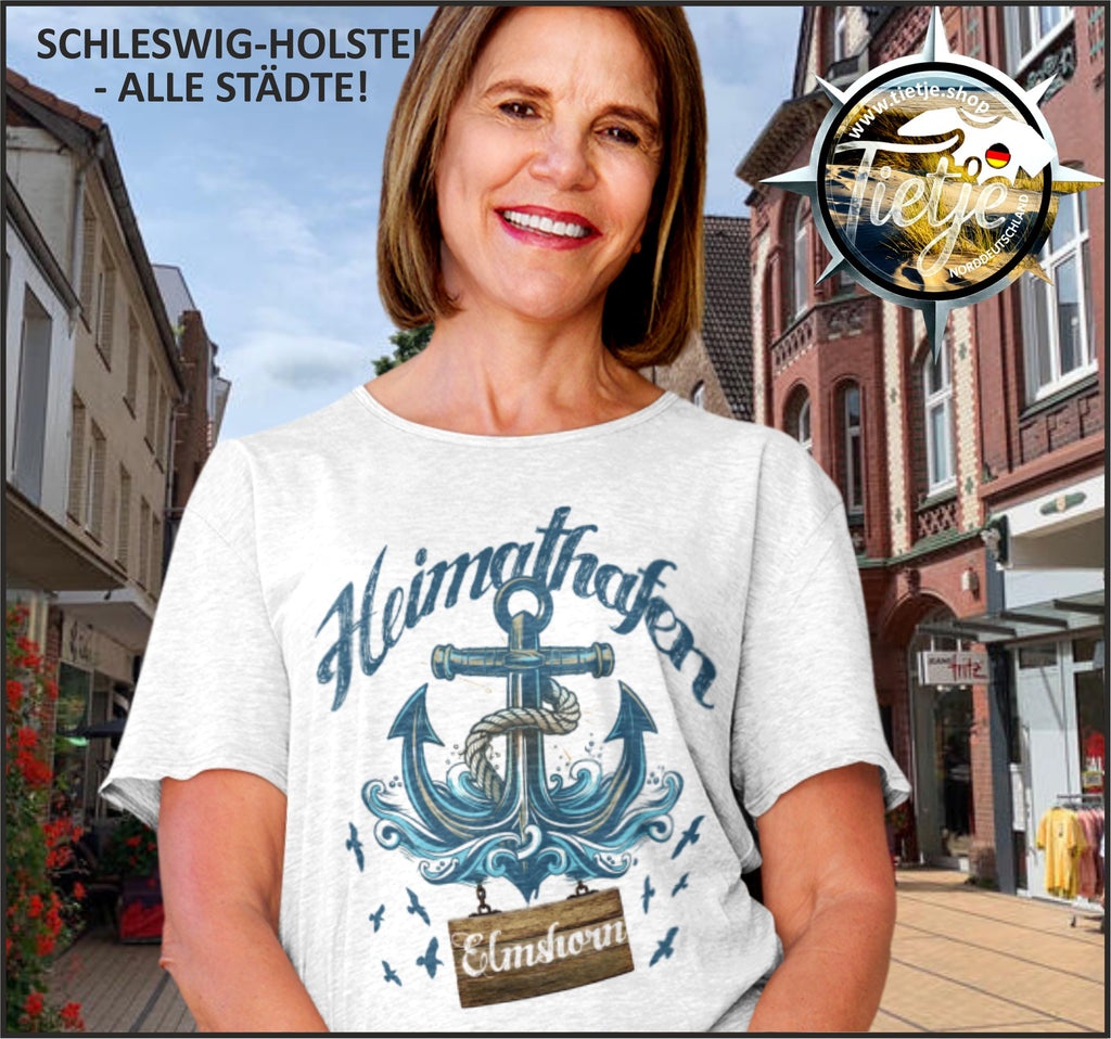 SCHLESWIG-HOLSTEIN - HEIMATHAFEN - Elmshorn  - Damen Premiumshirt