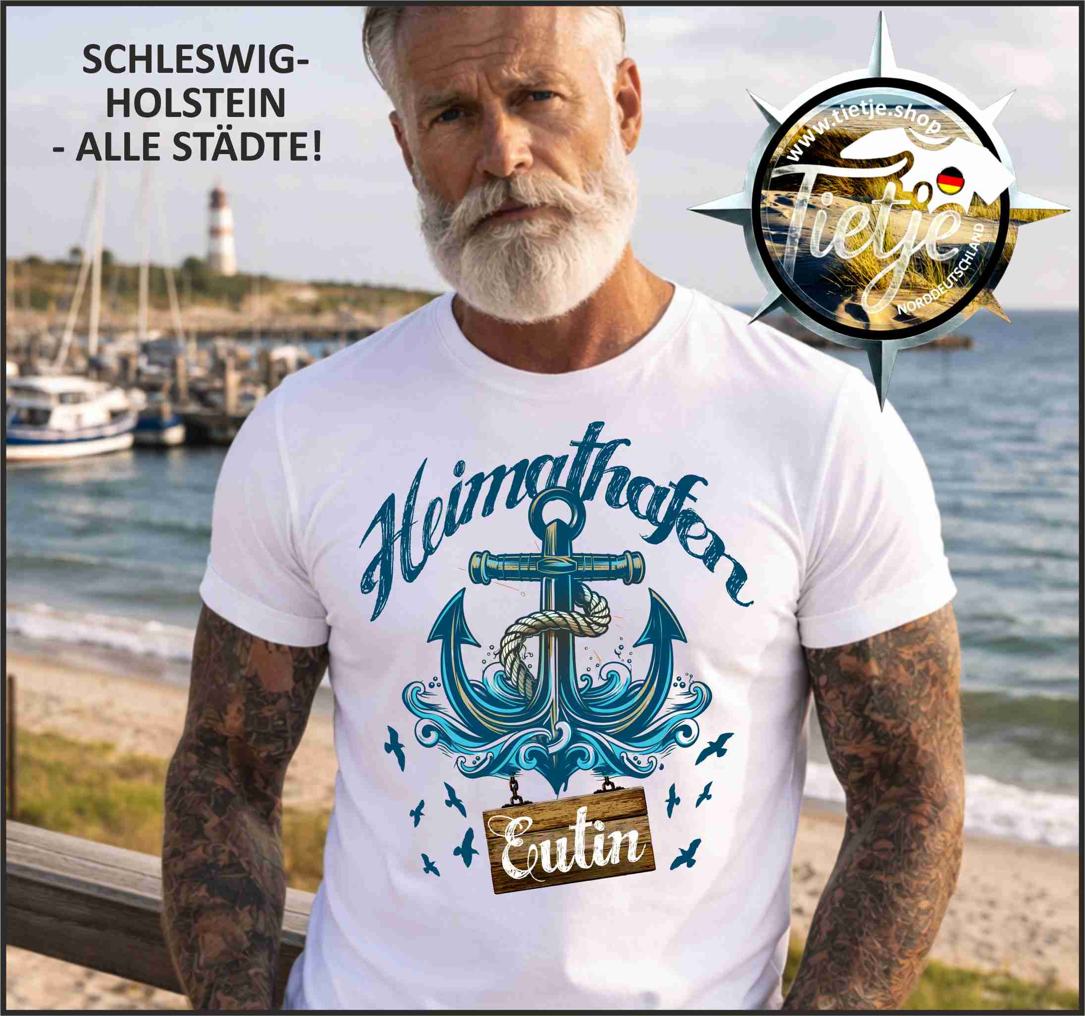 SCHLESWIG-HOLSTEIN - HEIMATHAFEN - Eutin  - Herren Shirt