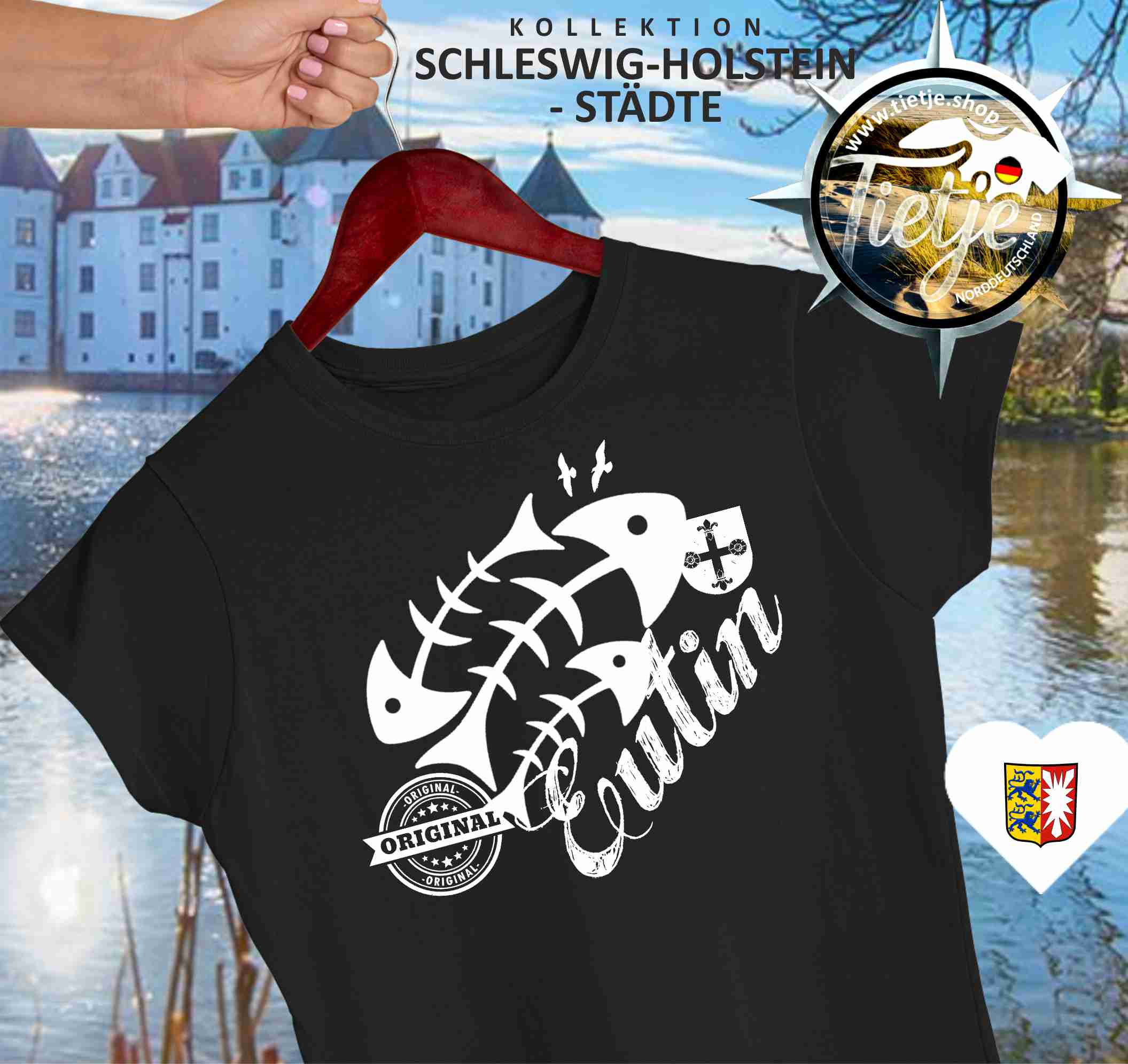 SCHLESWIG-HOLSTEIN - Städte - Eutin  - Damen Premiumshirt