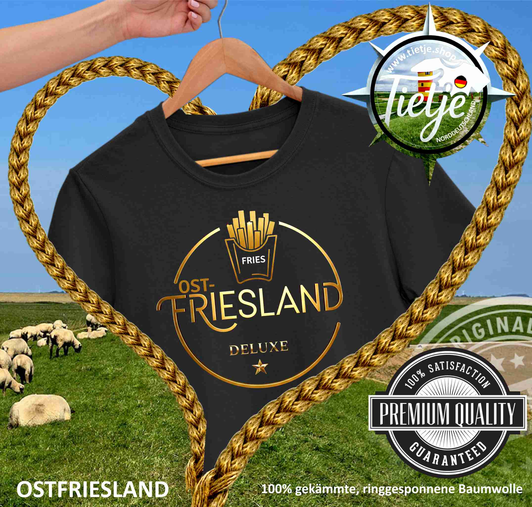 OSTFRIESLAND -  FRIESLAND   - Herren Shirt