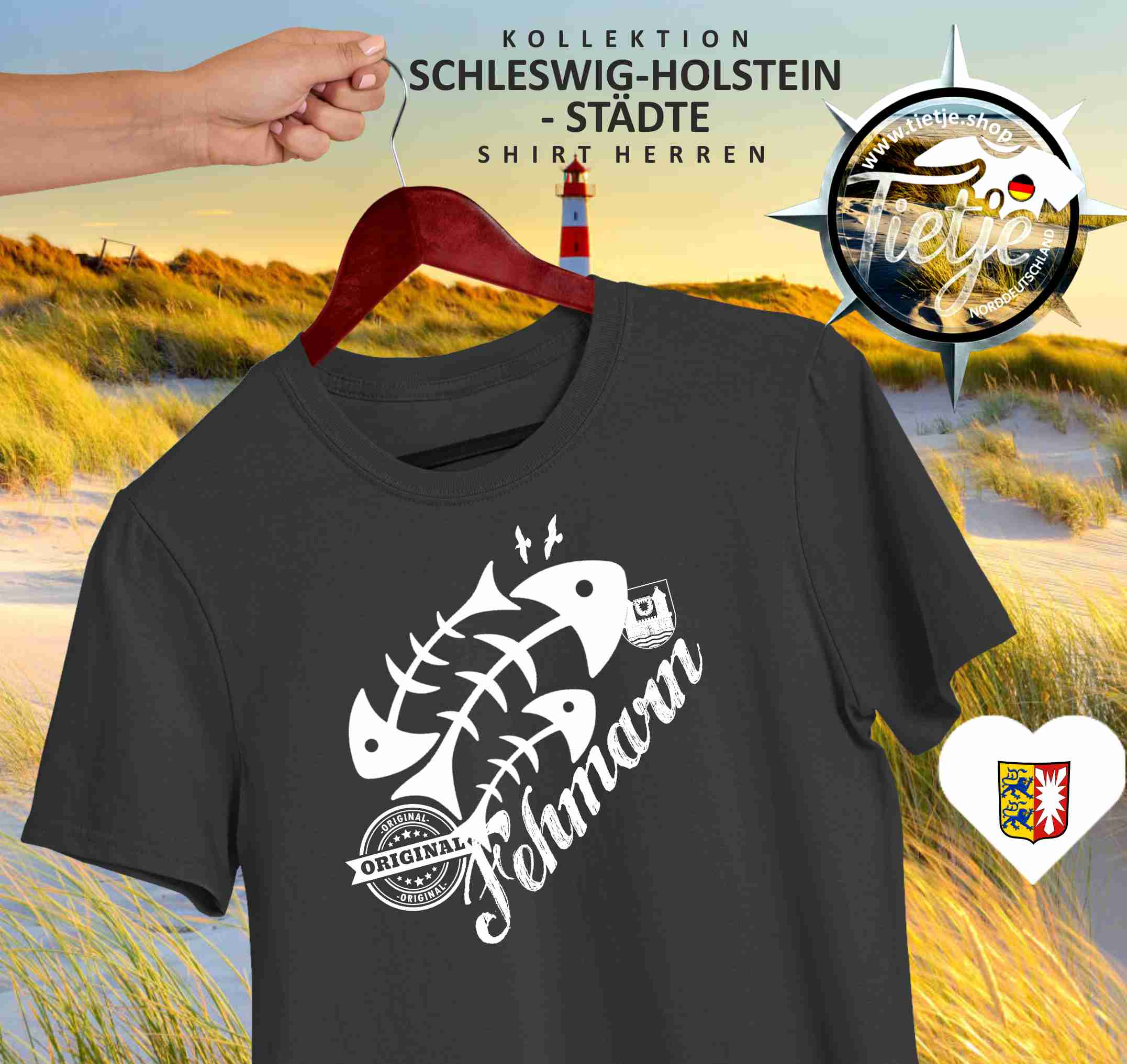 SCHLESWIG-HOLSTEIN - Städte - Fehmarn  - Herren Shirt