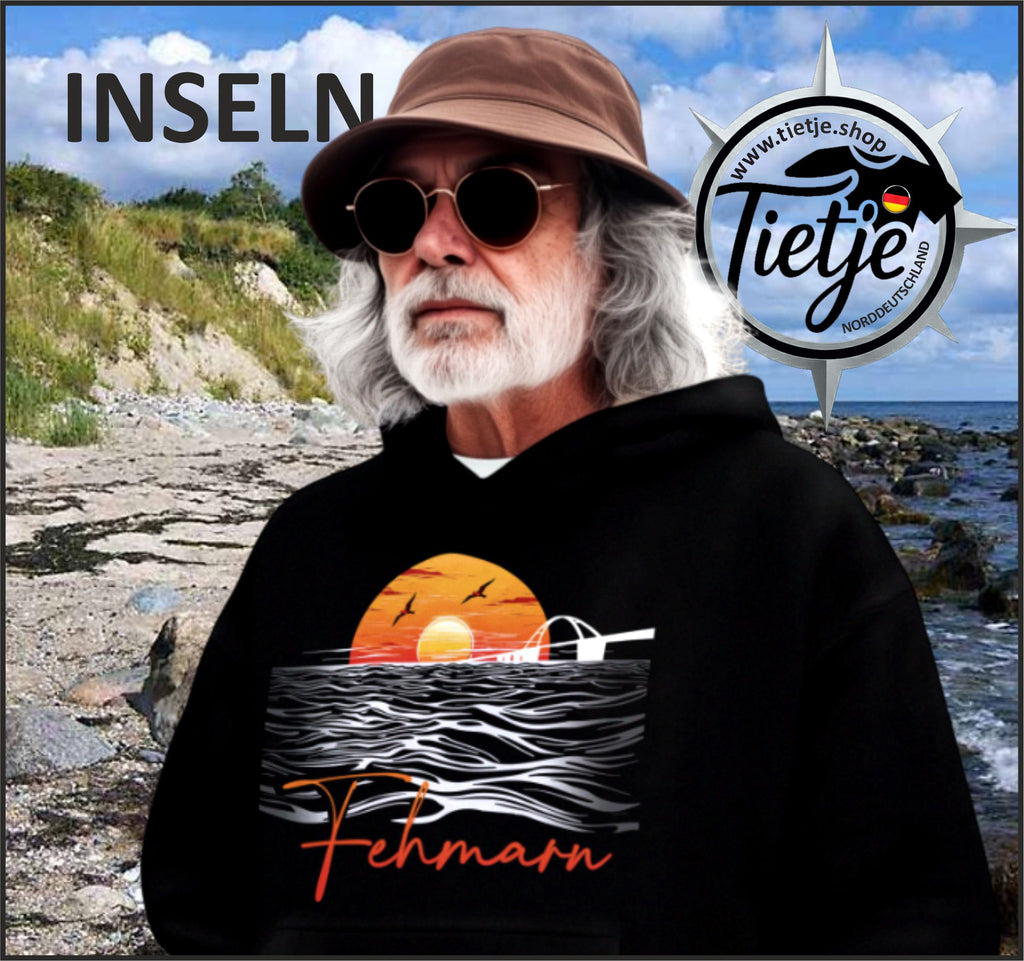 INSELN - FEHMARN  - Unisex Kapuzenpullover Hoodie