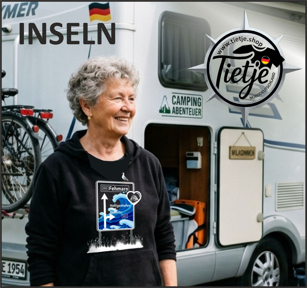 INSELN - FEHMARN - Vorfreude  - Unisex Kapuzenpullover Hoodie