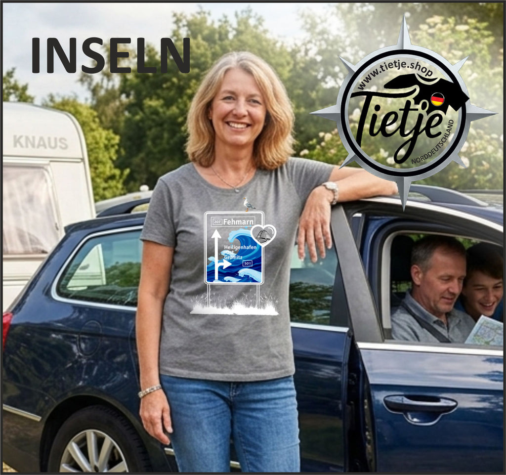 INSELN - FEHMARN - Vorfreude  - Damen Premiumshirt