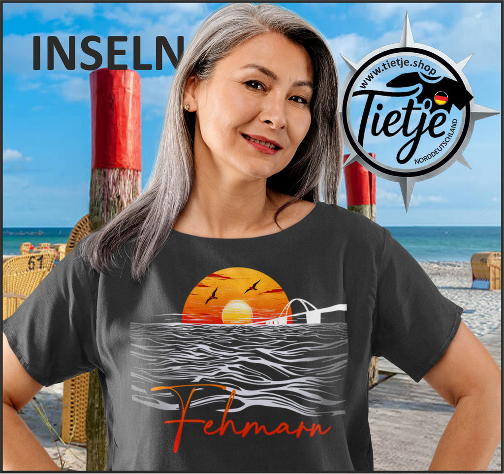 INSELN - FEHMARN  - Damen Premiumshirt