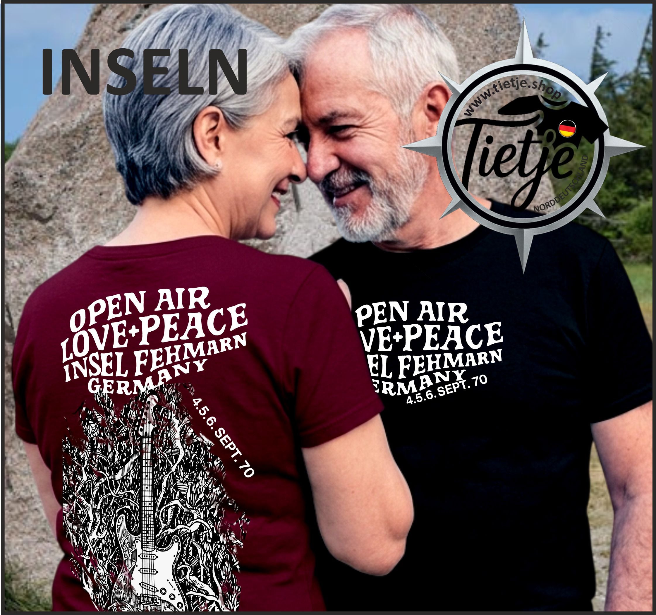INSELN - FEHMARN - OPEN AIR 1970   - Herren Shirt