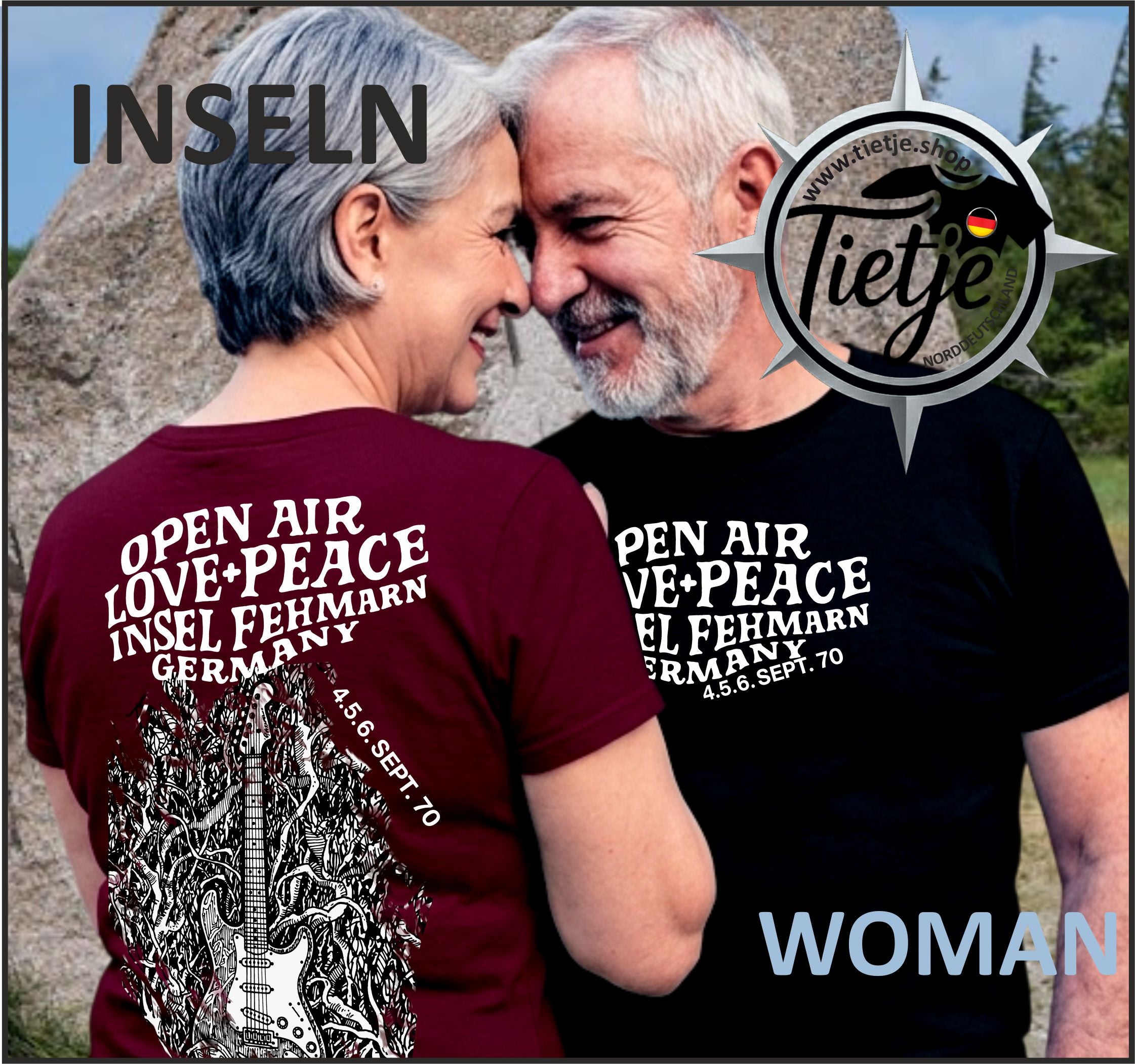 INSELN - FEHMARN - OPEN AIR 1970   - Damen Premiumshirt
