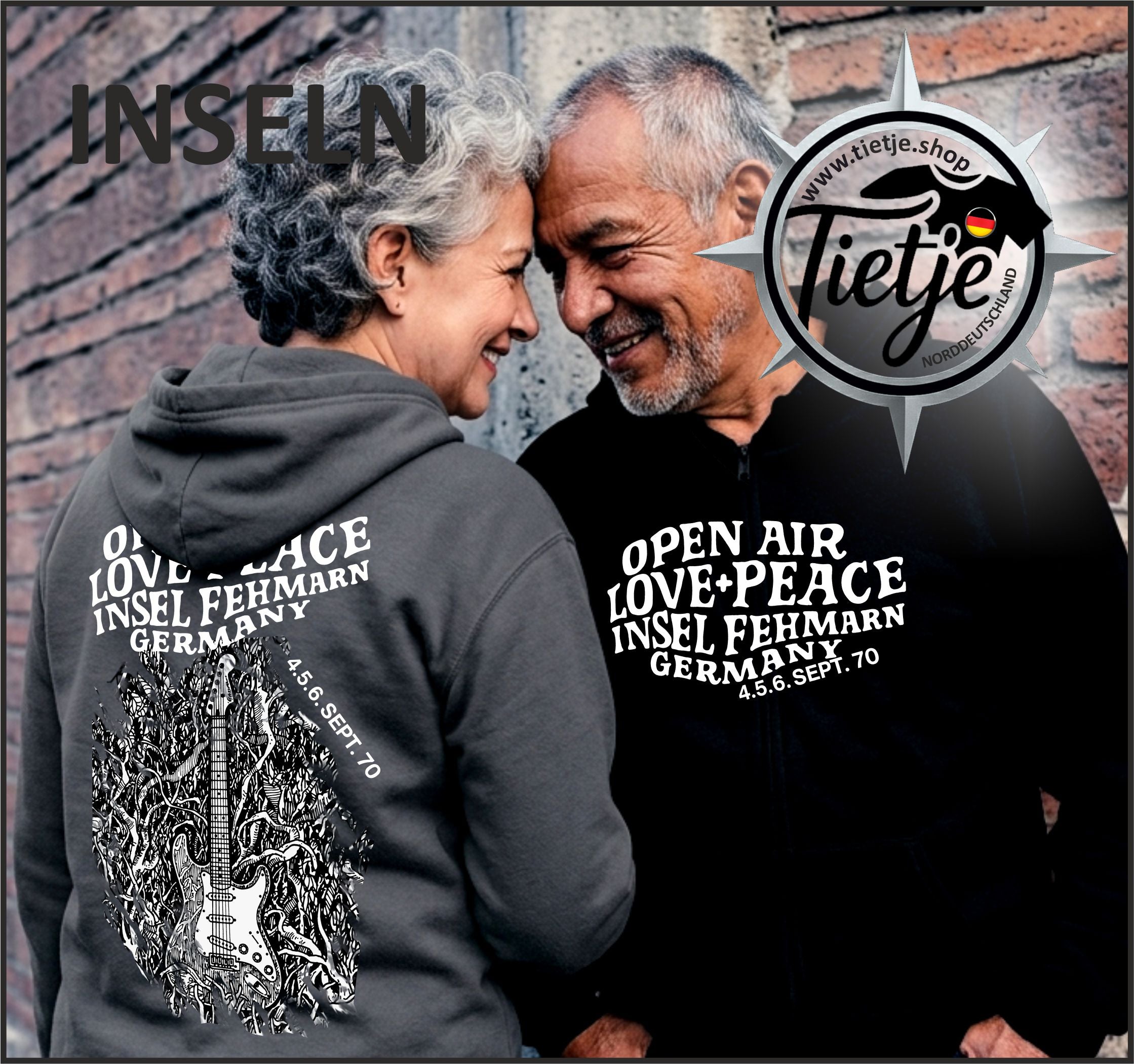 INSELN - FEHMARN - OPEN AIR 1970   - Unisex Kapuzenpullover Hoodie