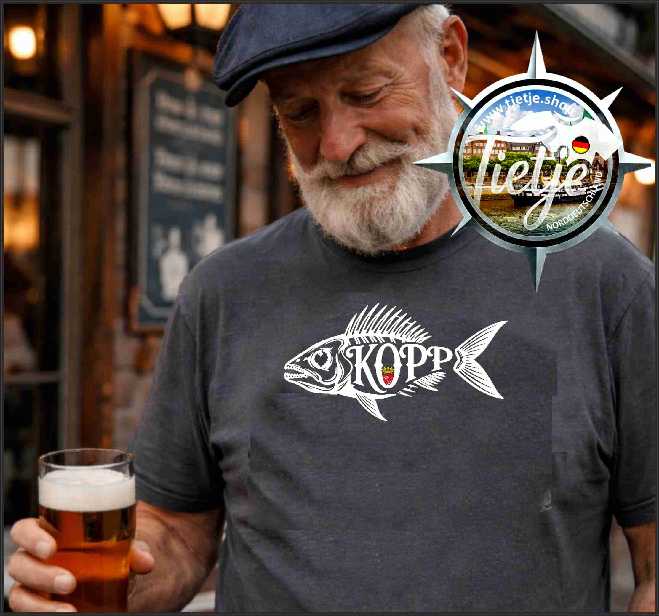 BREMEN - FISCHKOPP  - Herren Shirt