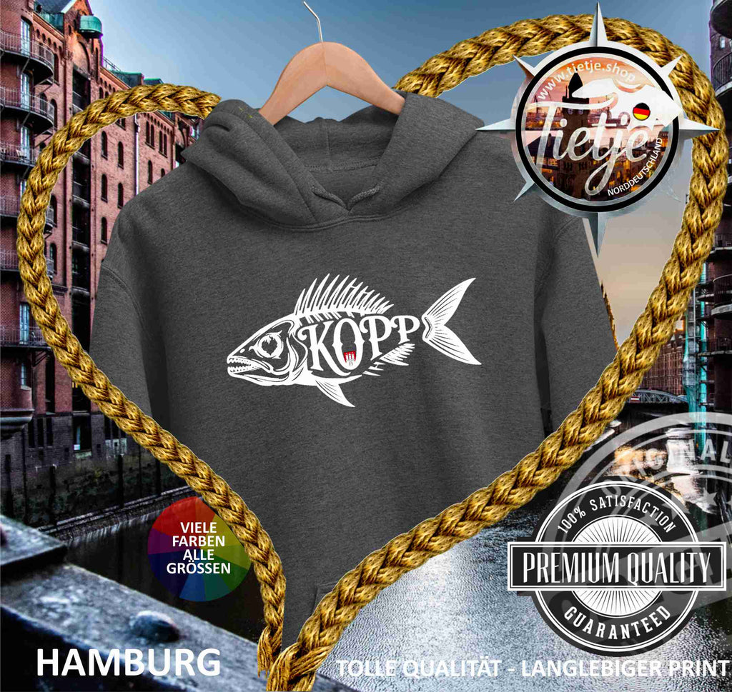 HAMBURG - FISCHKOPP  - Unisex Kapuzenpullover Hoodie