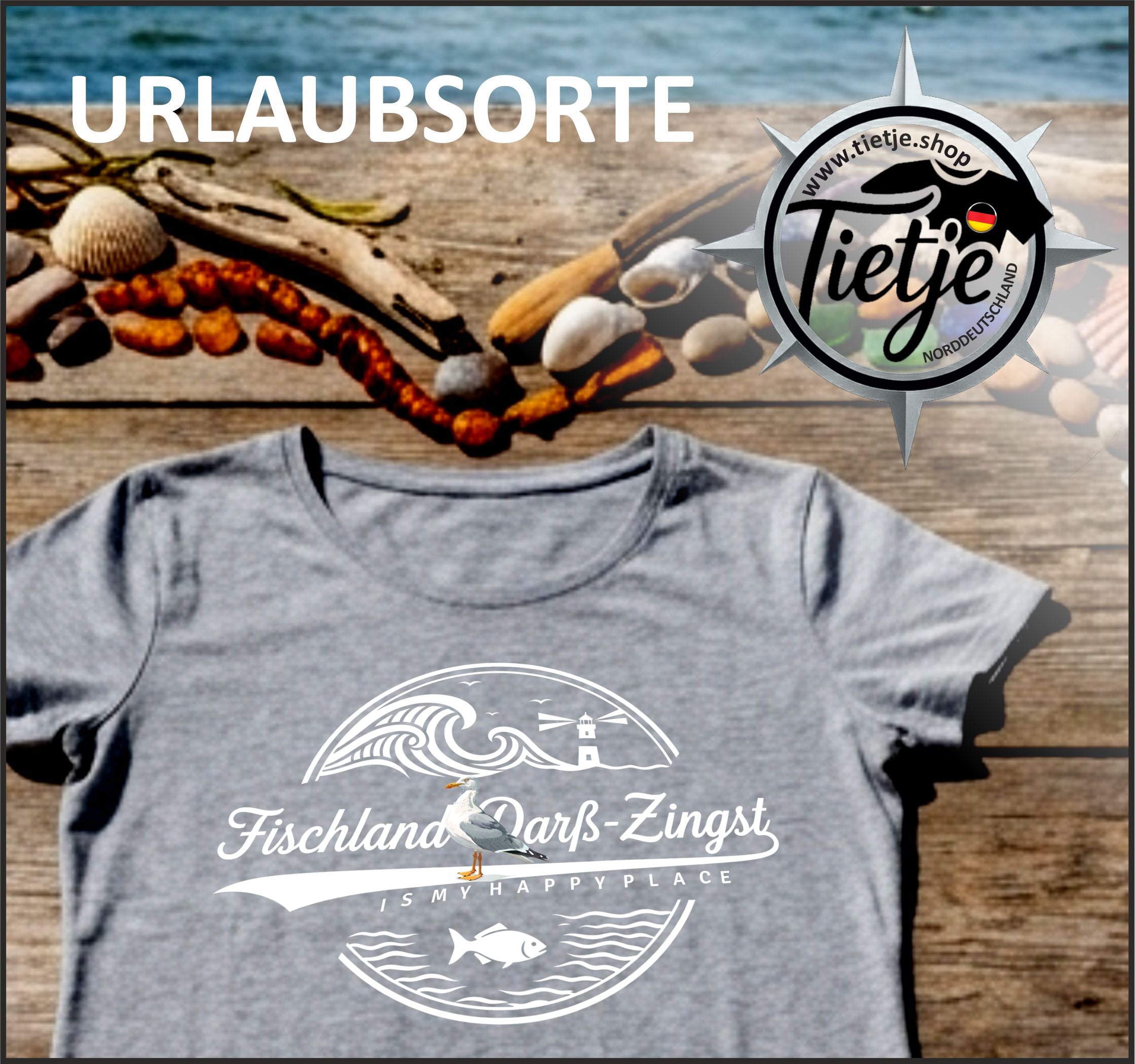 MECKLENBURG-VORPOMMERN - Fischland-Darß-Zingst  - Damen Premiumshirt