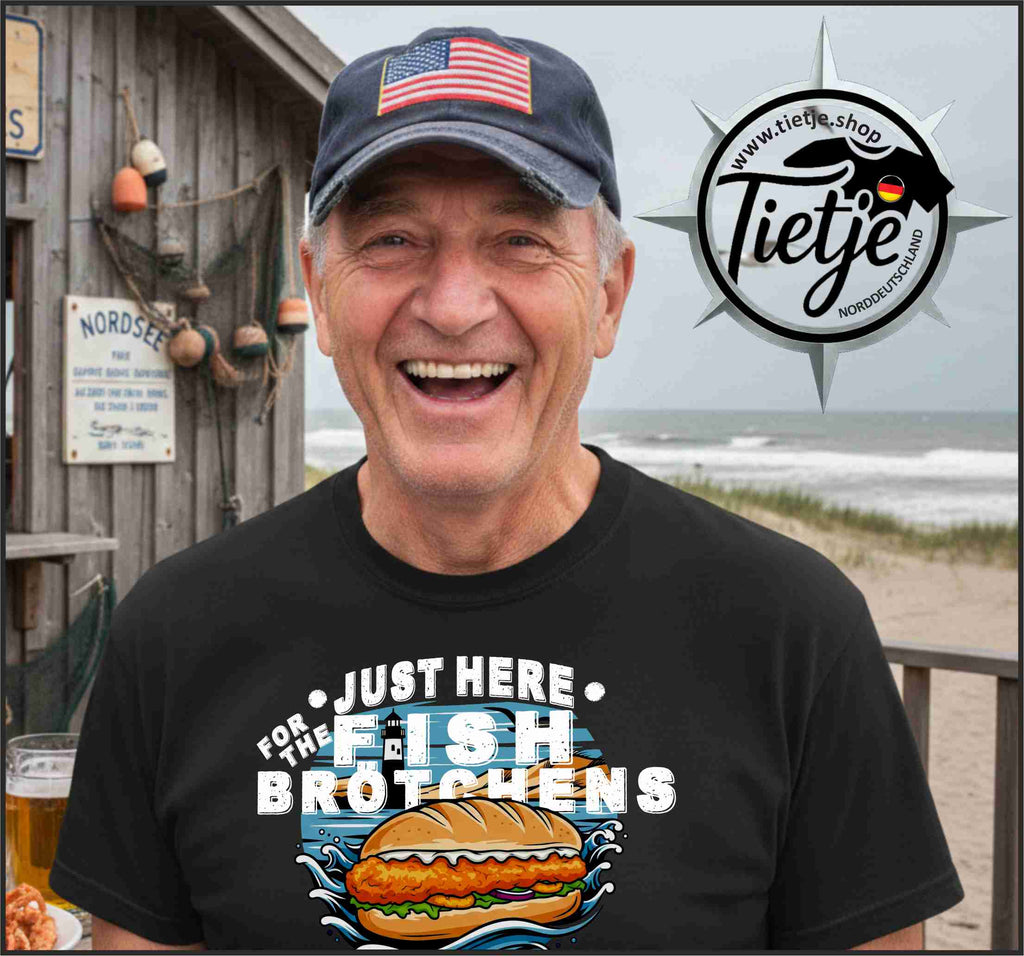FUN & SUN - just here for the FISHBRÖTCHENS  - Herren Shirt
