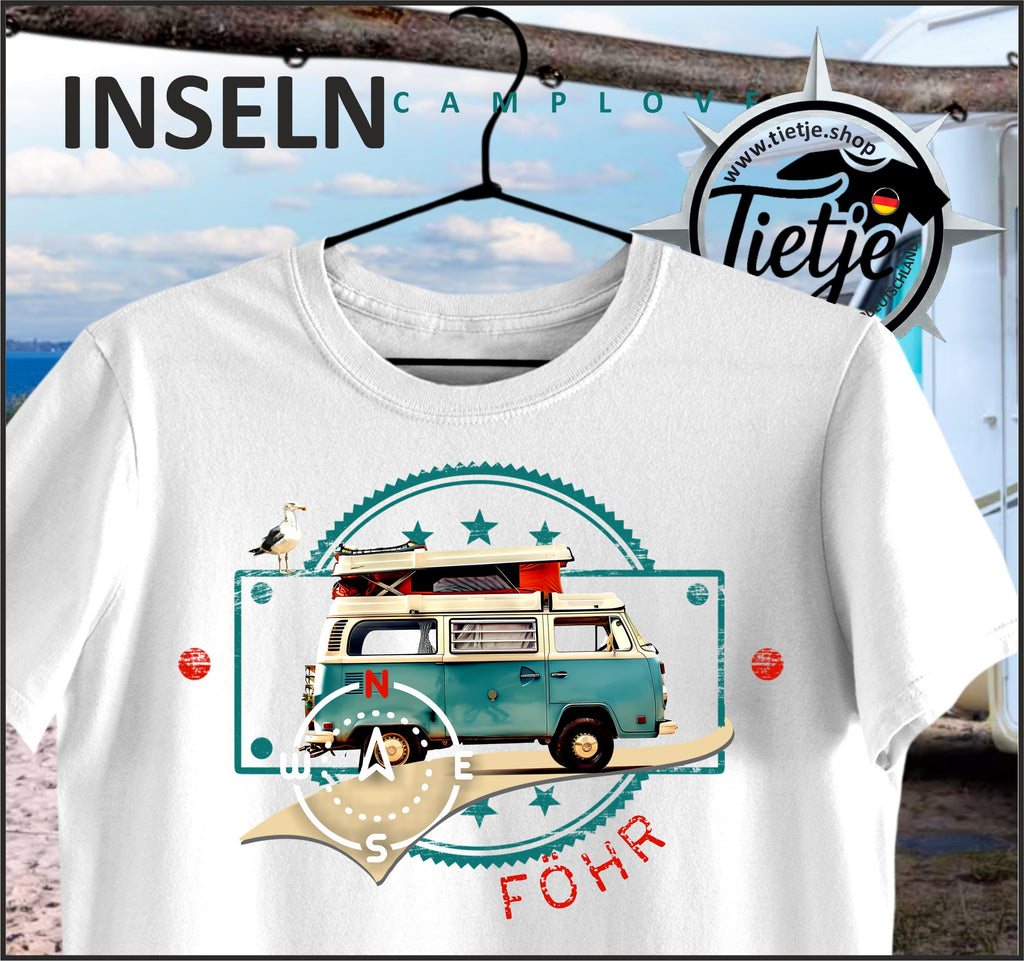 INSELN - FÖHR - CAMPLOVE - Damen Premiumshirt