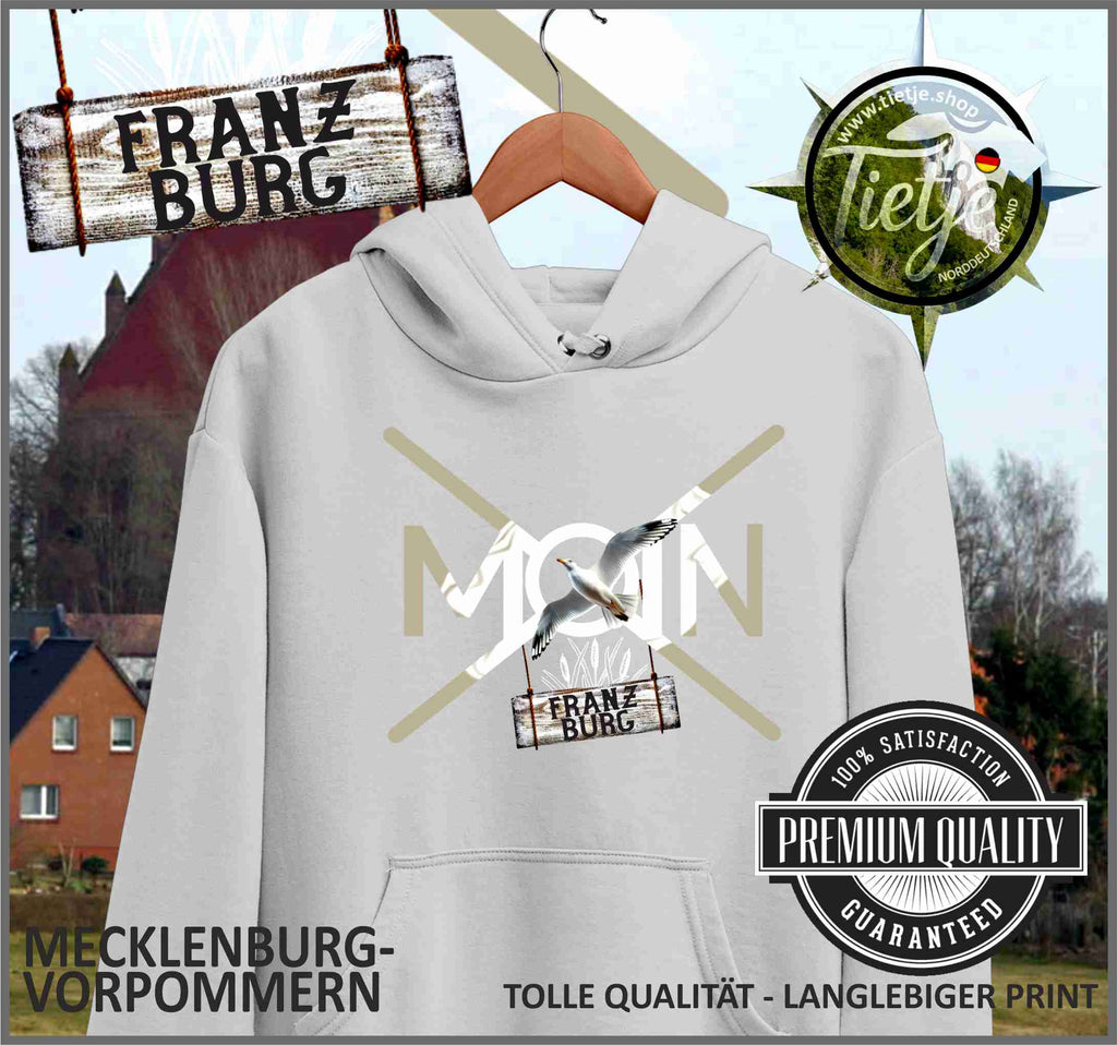 MECKLENBURG-VORPOMMERN - Städte - Moin FRANZBURG  - Unisex Kapuzenpullover Hoodie