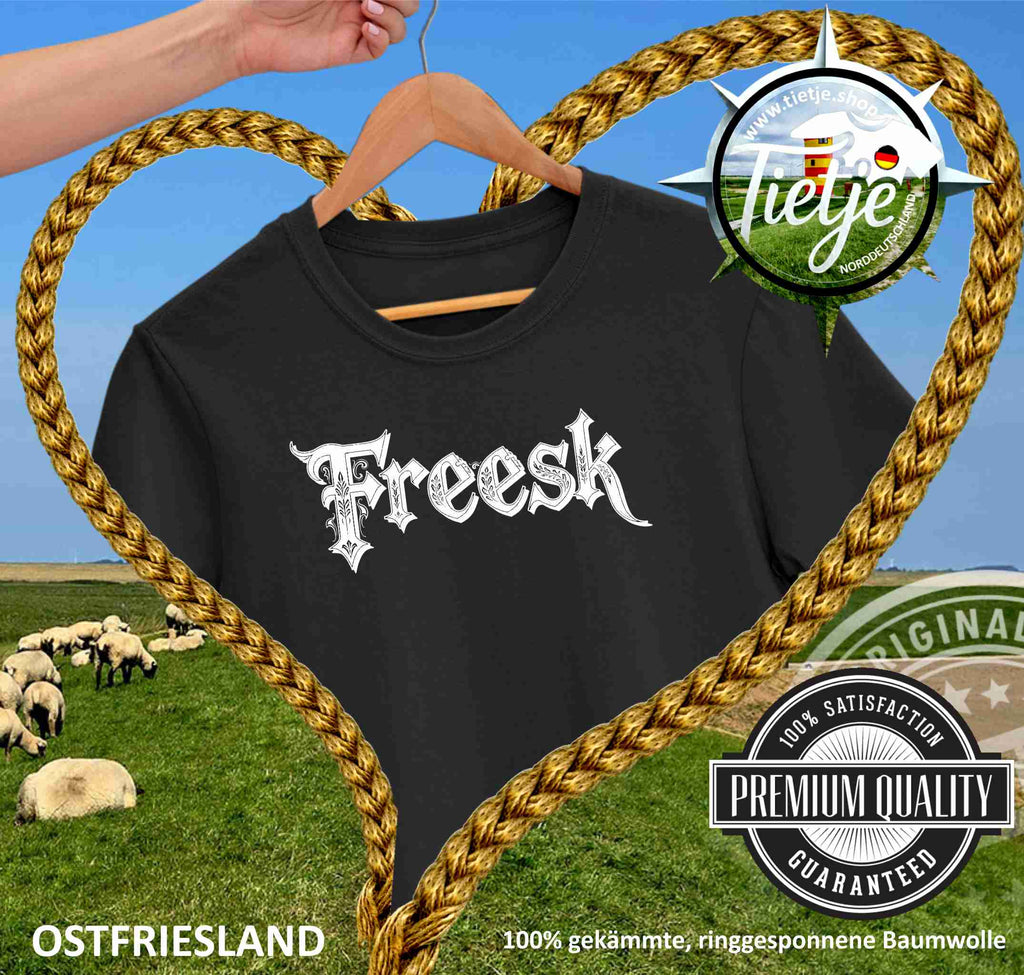 OSTFRIESLAND - FREESK schwatt  - Herren Shirt