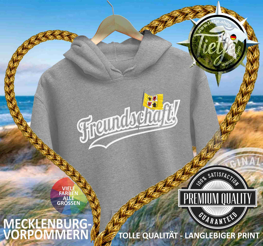 MECKLENBURG-VORPOMMERN - FREUNDSCHAFT  - Unisex Kapuzenpullover Hoodie