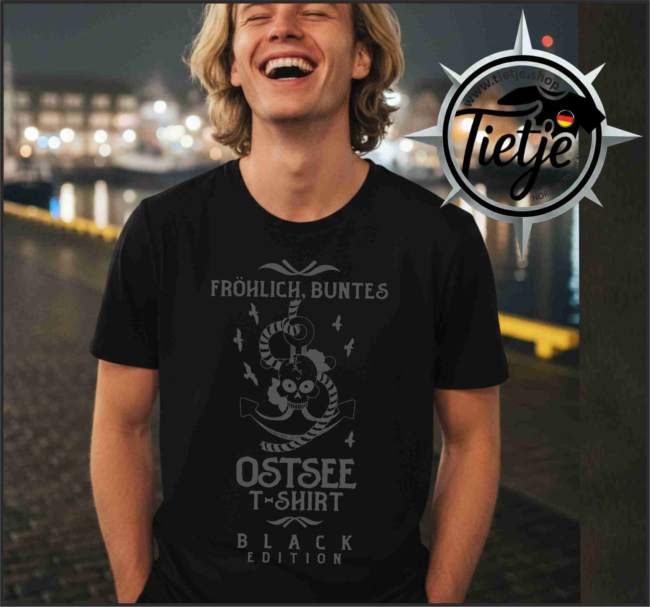 FUN & SUN - OSTSEE BLACK EDITION  - Herren Shirt