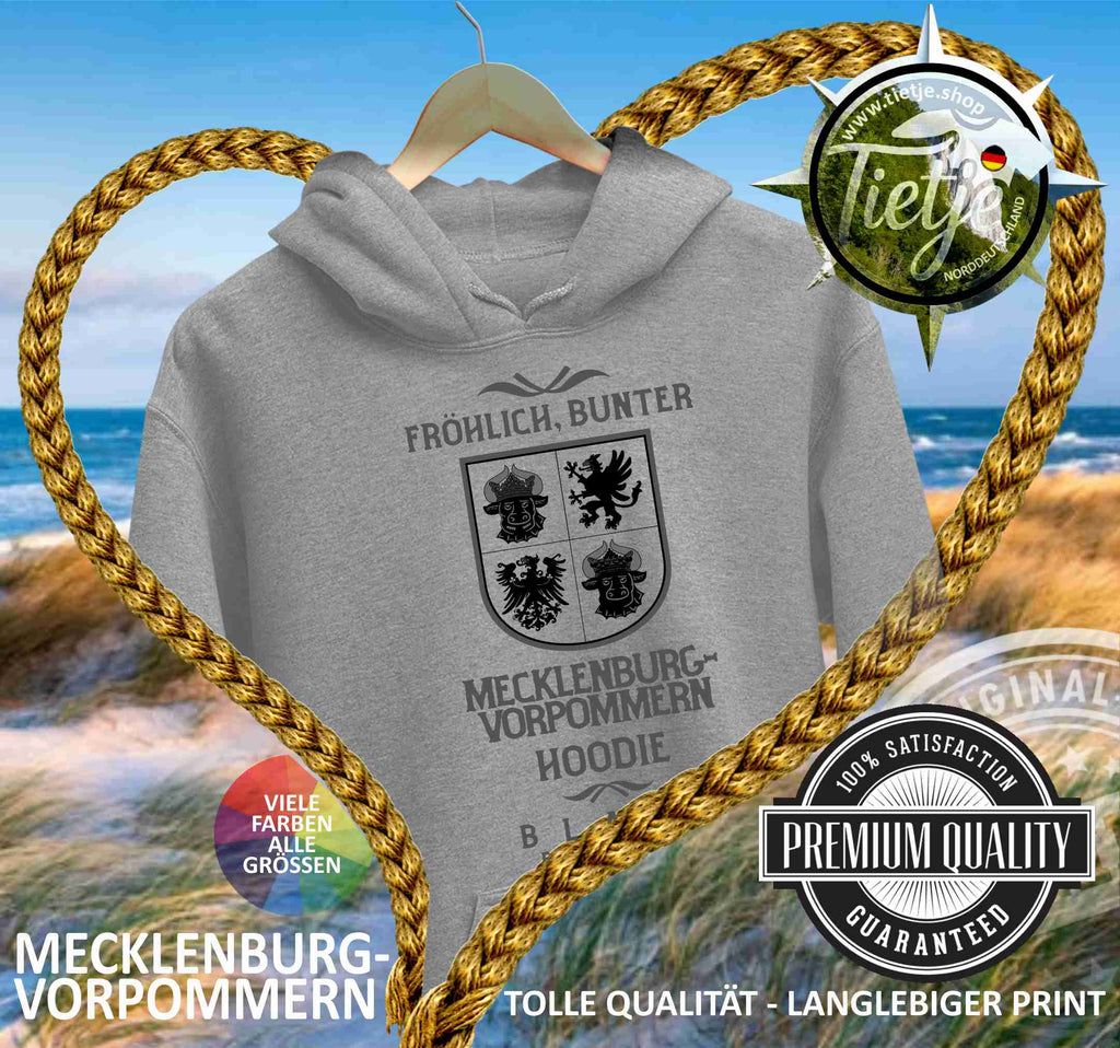 MECKLENBURG-VORPOMMERN - BLACK EDITION  - Unisex Kapuzenpullover Hoodie