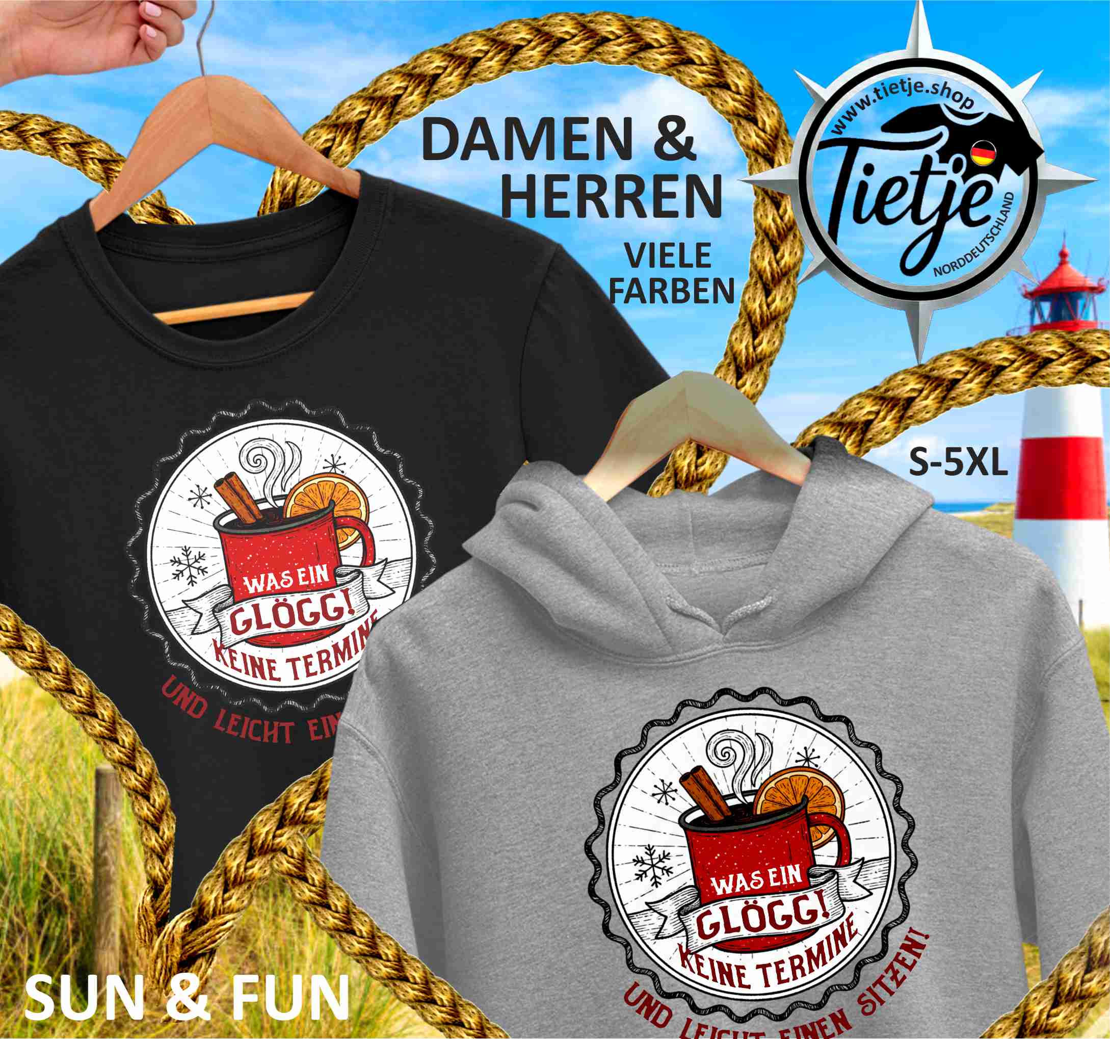 FUN & SUN - WINTEREDITION - WAS EIN GLÖGG  - Damen Premiumshirt