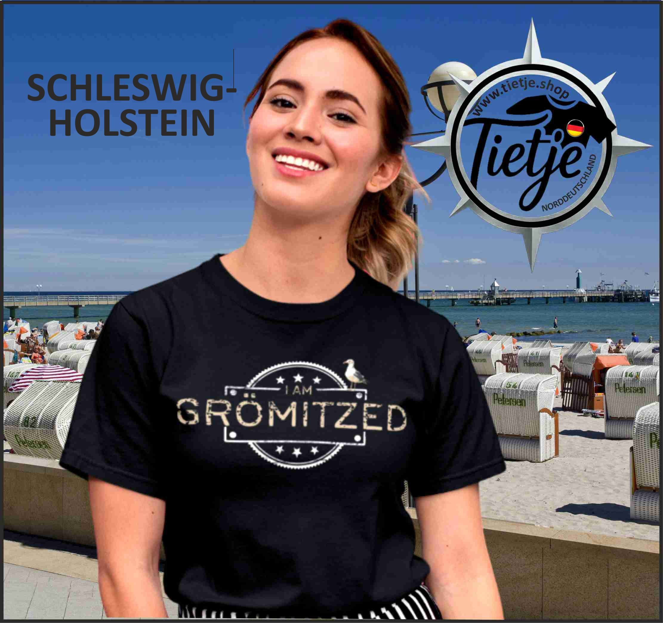 SCHLESWIG-HOLSTEIN - I'AM GRÖMITZED  - Damen Premiumshirt