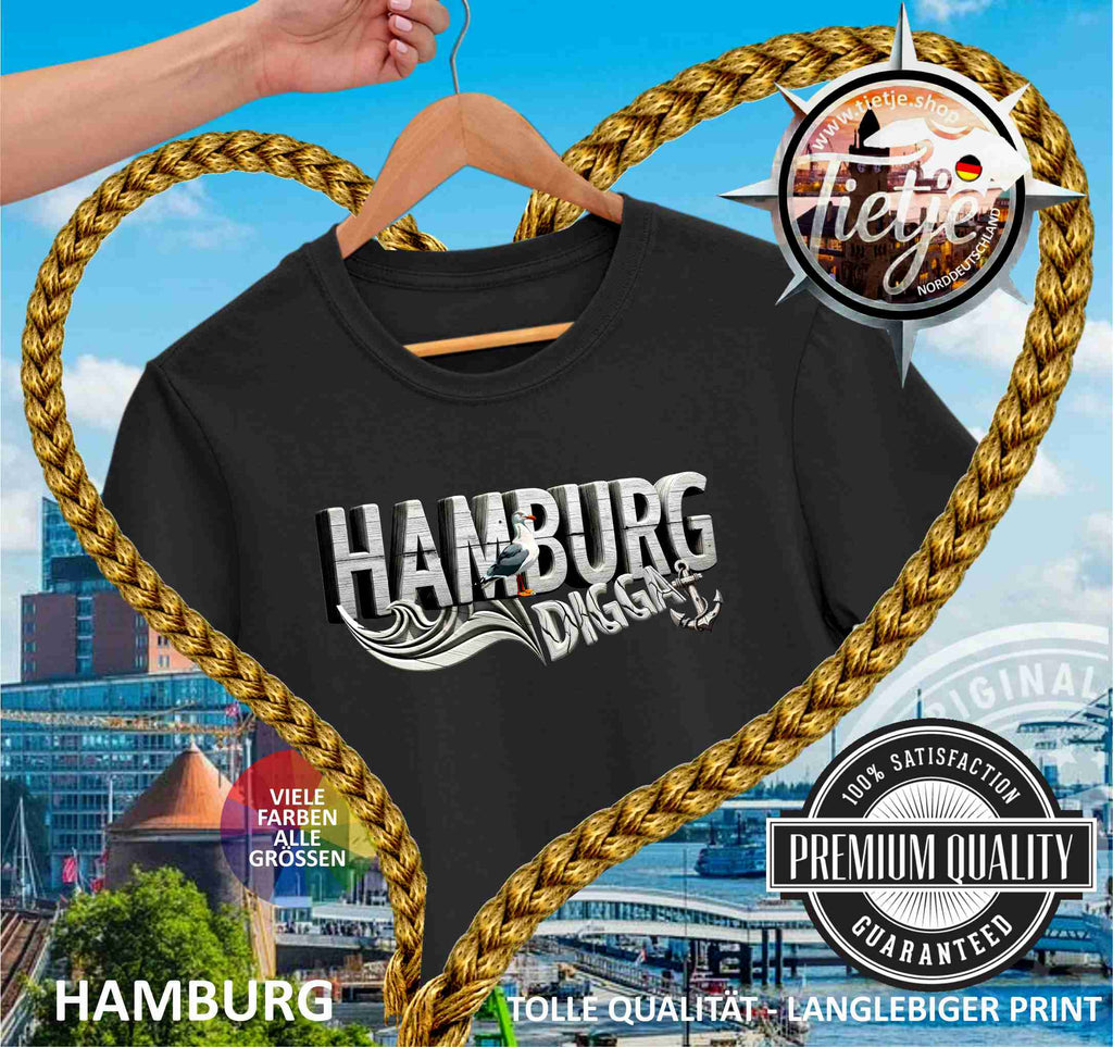 HAMBURG - DIGGA - WOOD  - Herren Shirt