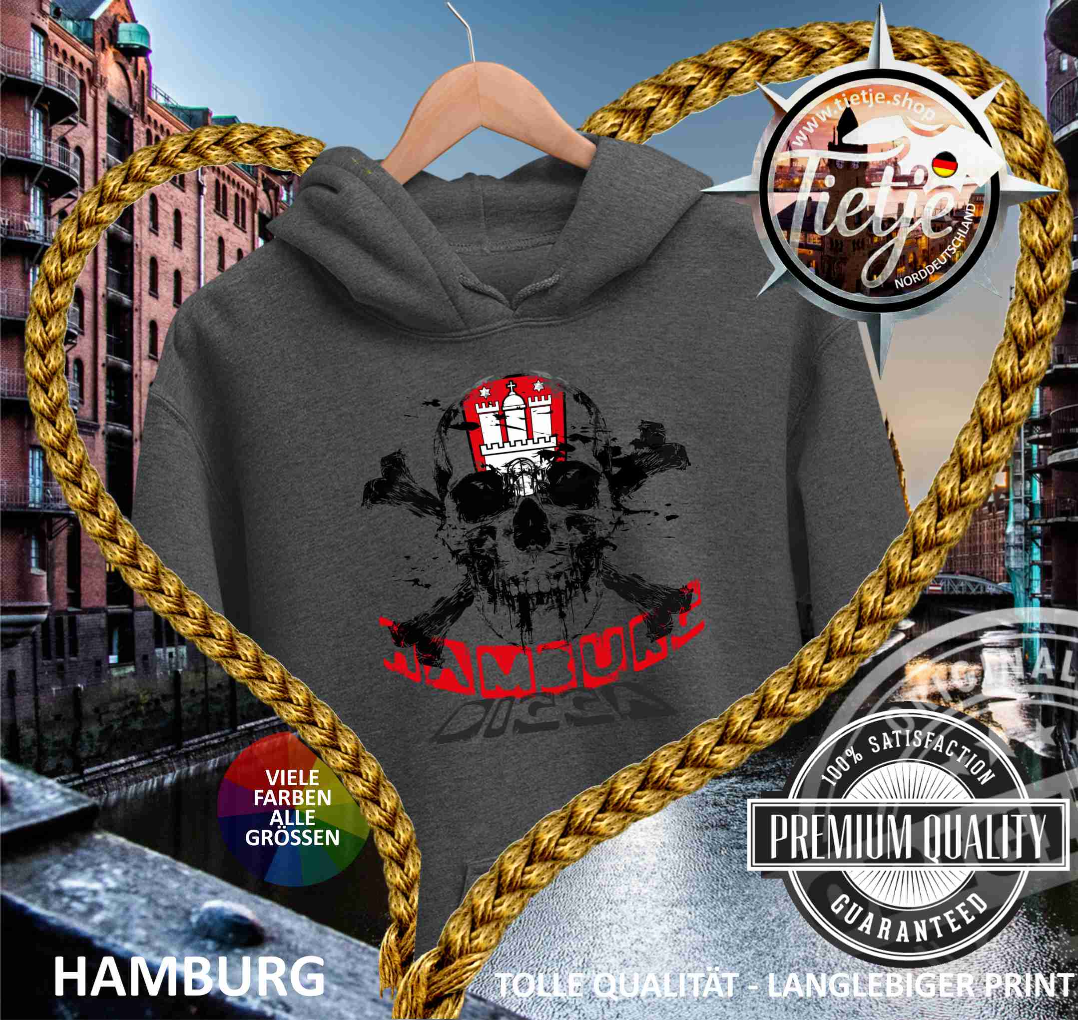 HAMBURG - DIGGA  - Unisex Kapuzenpullover Hoodie