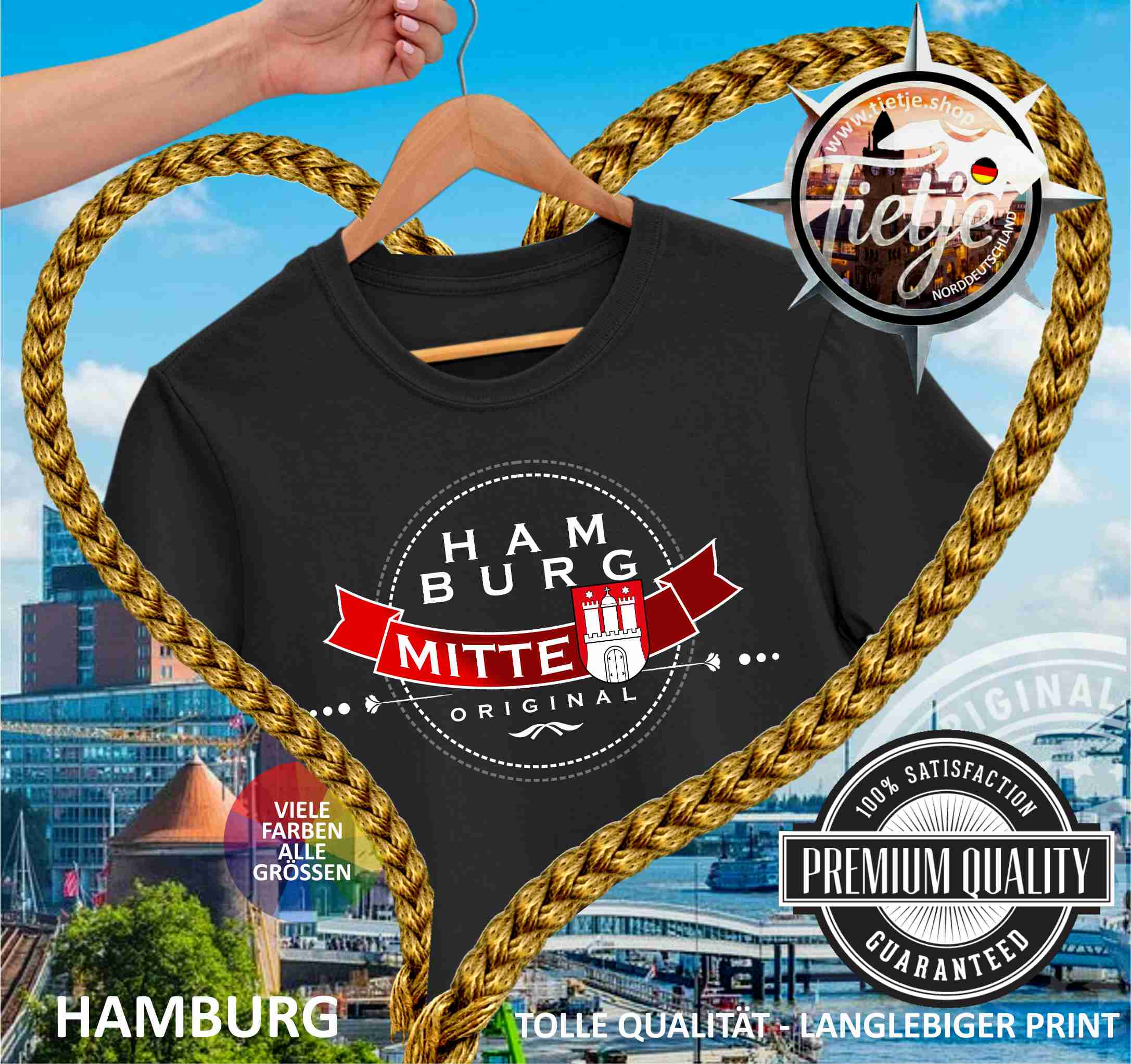 HAMBURG - Städte - MITTE  - Herren Shirt
