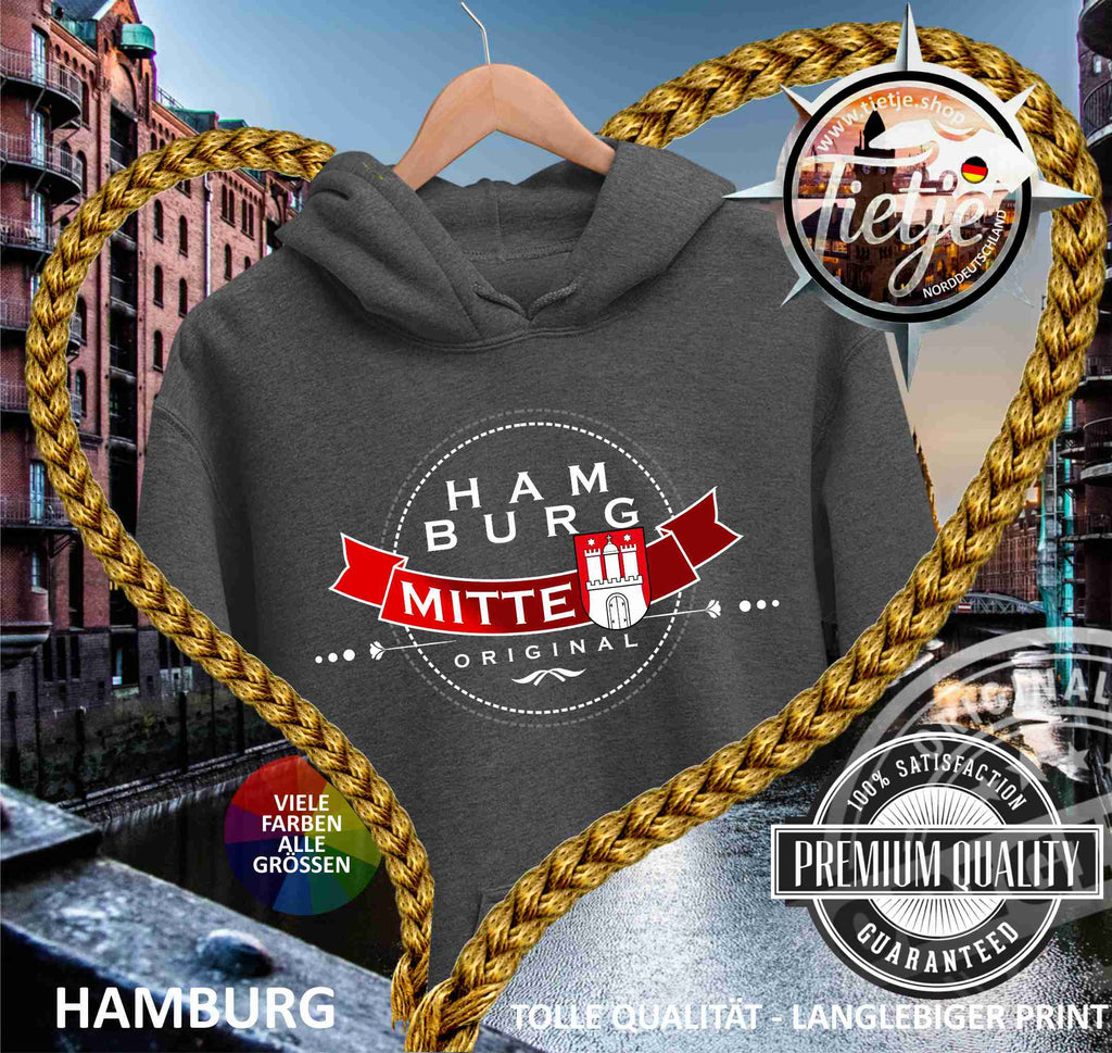 HAMBURG - Städte - MITTE  - Unisex Kapuzenpullover Hoodie