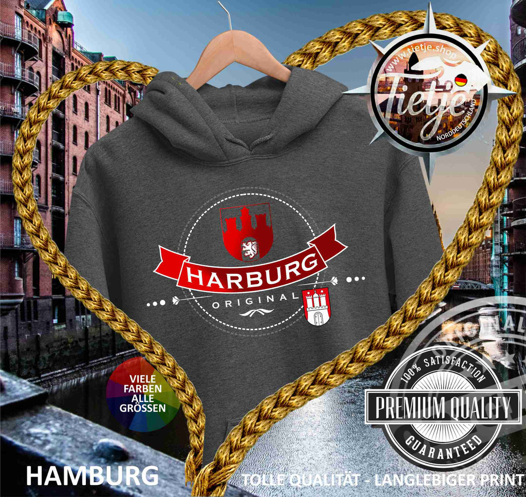 HAMBURG - Städte - HARBURG  - Unisex Kapuzenpullover Hoodie
