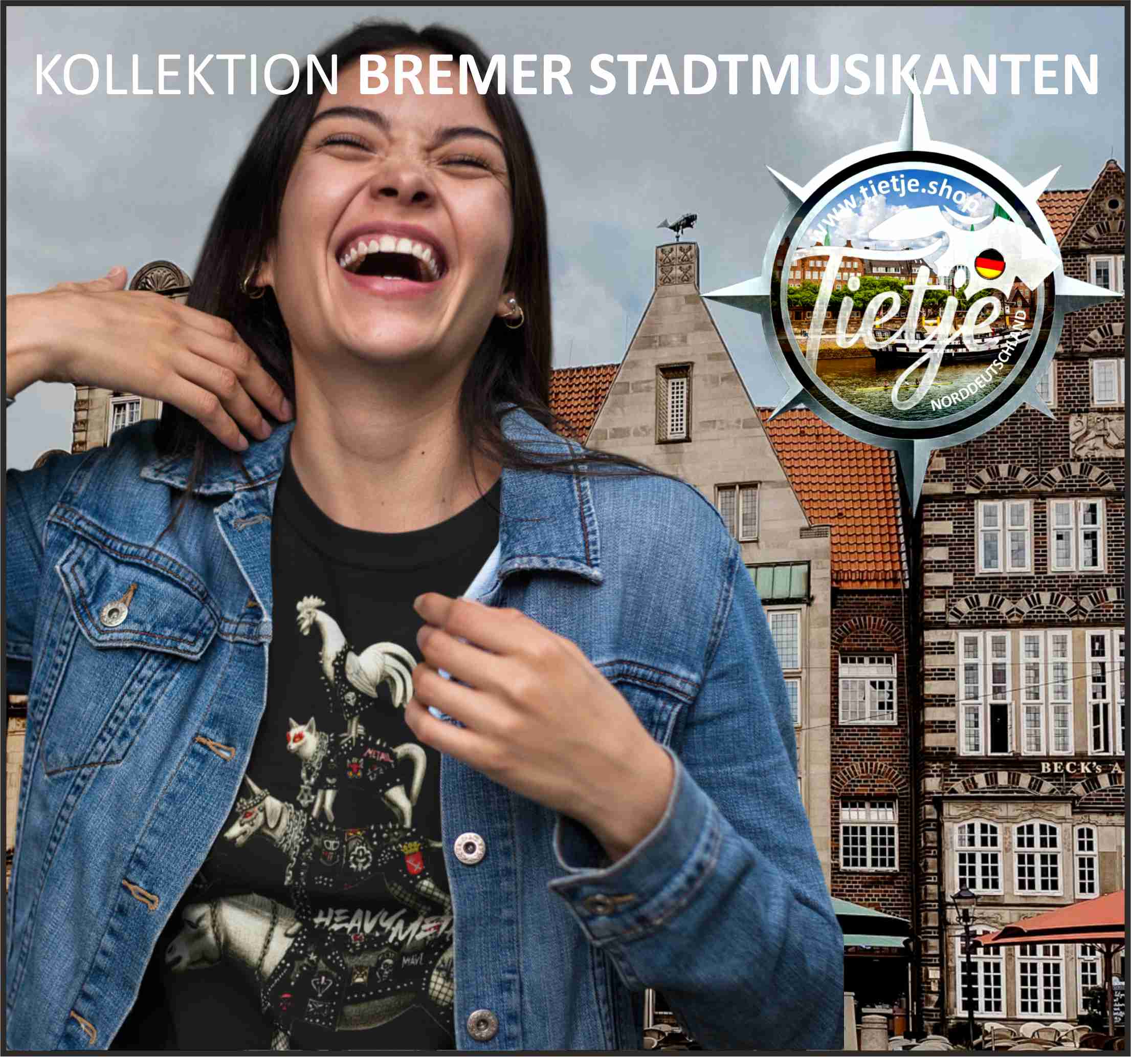 BREMEN - Stadtmusikanten - HEAVY METAL  - Damen Premiumshirt