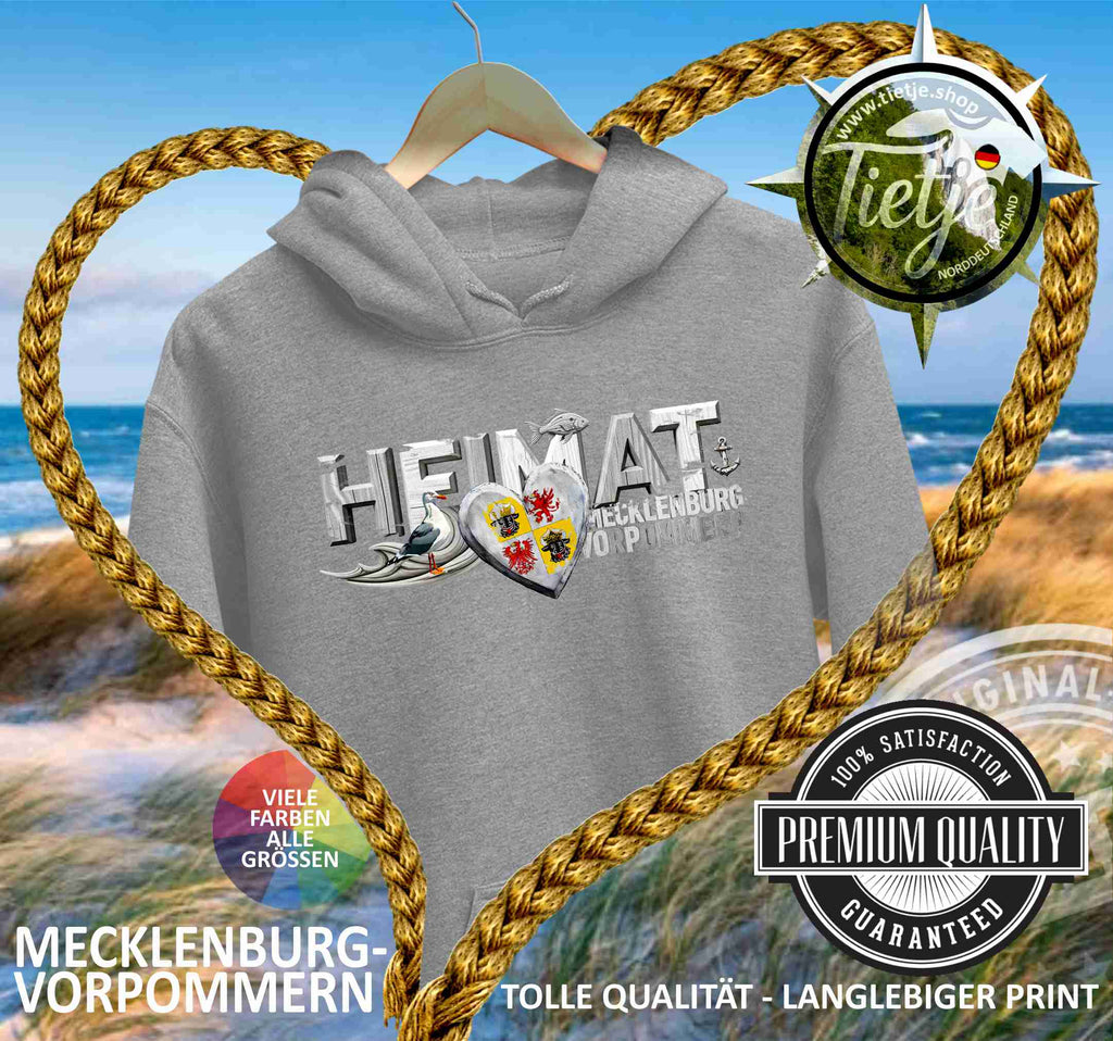 MECKLENBURG-VORPOMMERN - HEIMAT  - Unisex Kapuzenpullover Hoodie