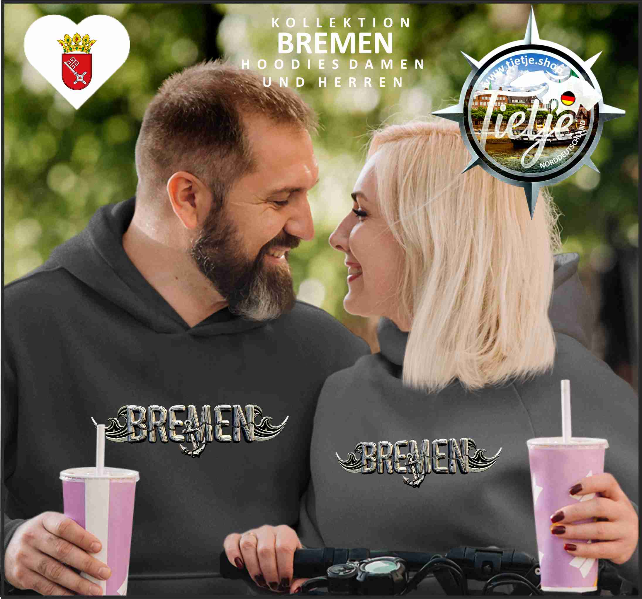 BREMEN - ORIGINAL - Unisex Kapuzenpullover Hoodie
