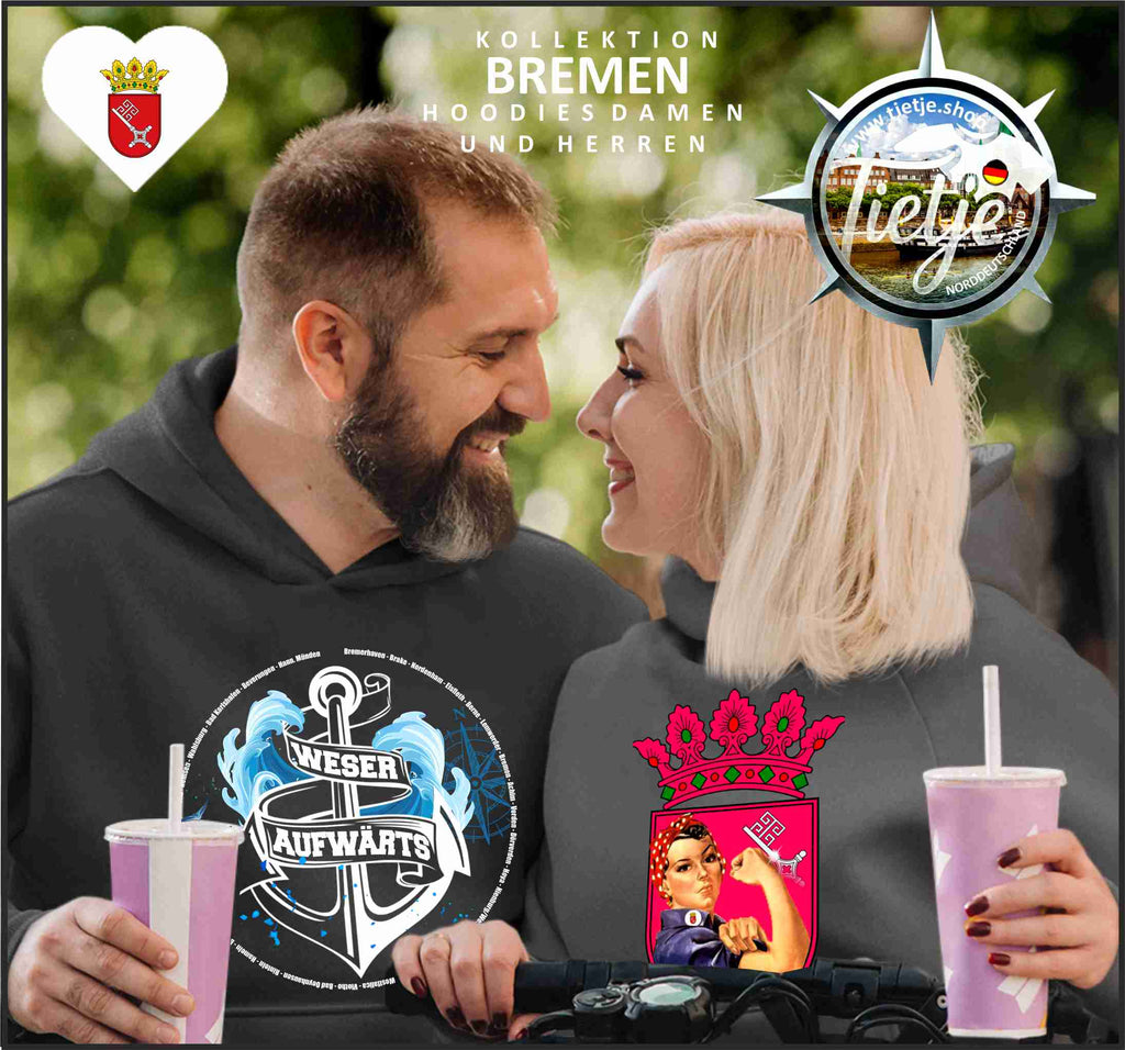 BREMEN - BREMERIN  - Unisex Kapuzenpullover Hoodie