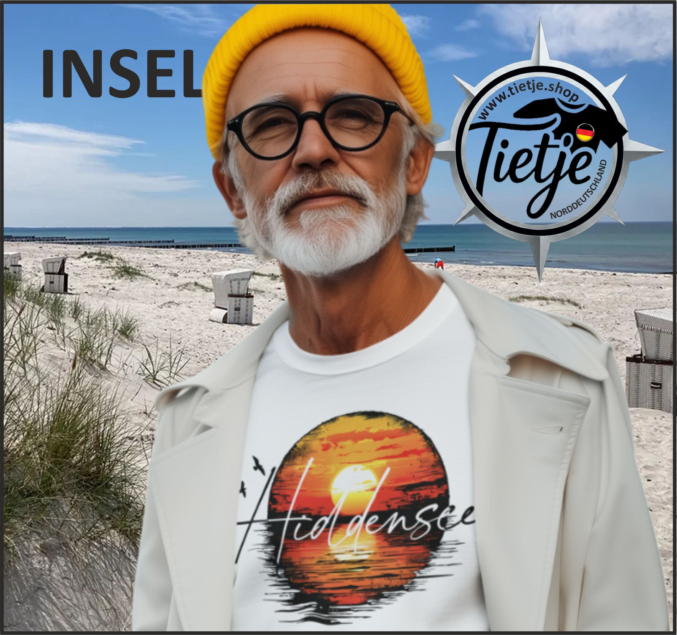 INSELN - HIDDENSEE  - Herren Shirt