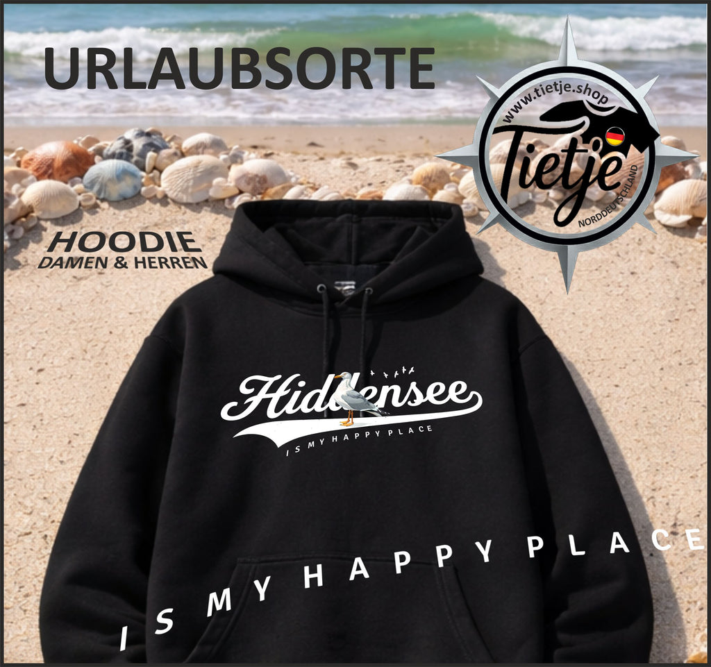 URLAUBSORTE - Hiddensee  - Unisex Kapuzenpullover Hoodie