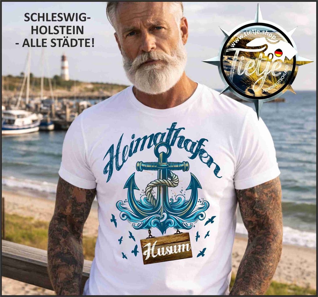 SCHLESWIG-HOLSTEIN - HEIMATHAFEN - Husum  - Herren Shirt