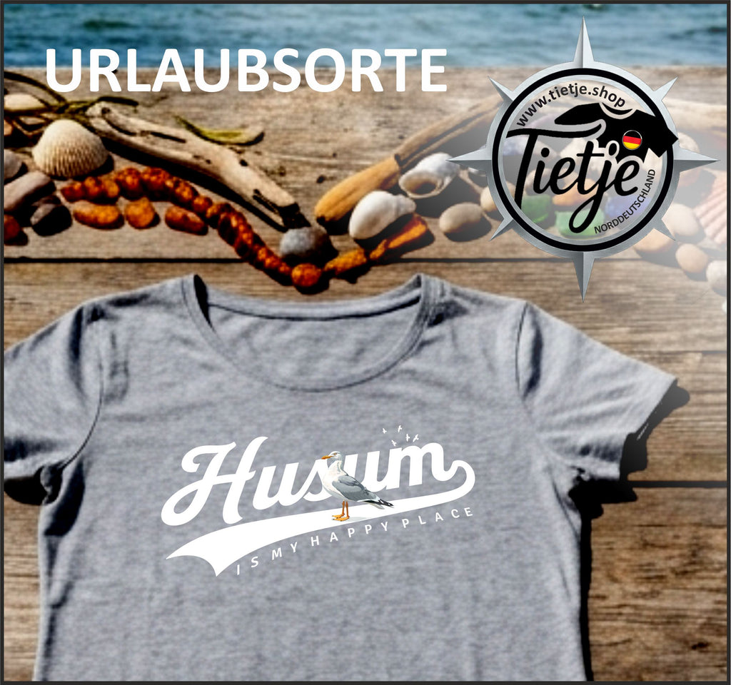 URLAUBSORTE - Husum  - Damen Premiumshirt