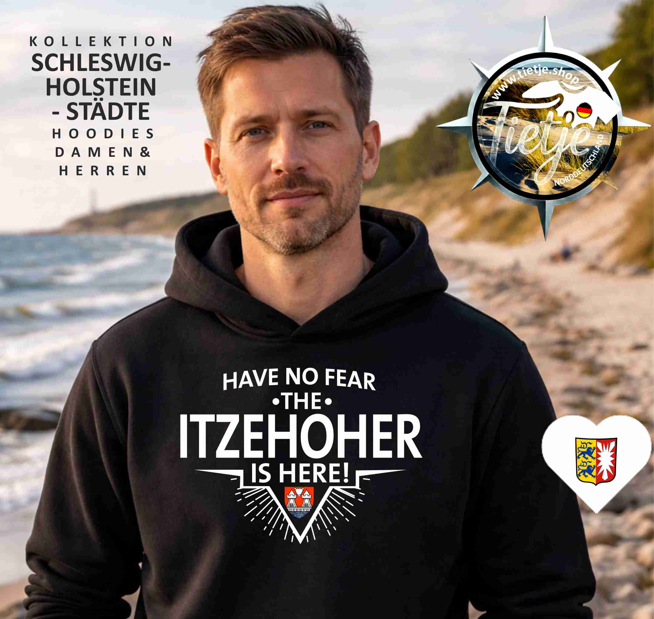 SCHLESWIG-HOLSTEIN - Städte - ITZEHOHER  - Unisex Kapuzenpullover Hoodie